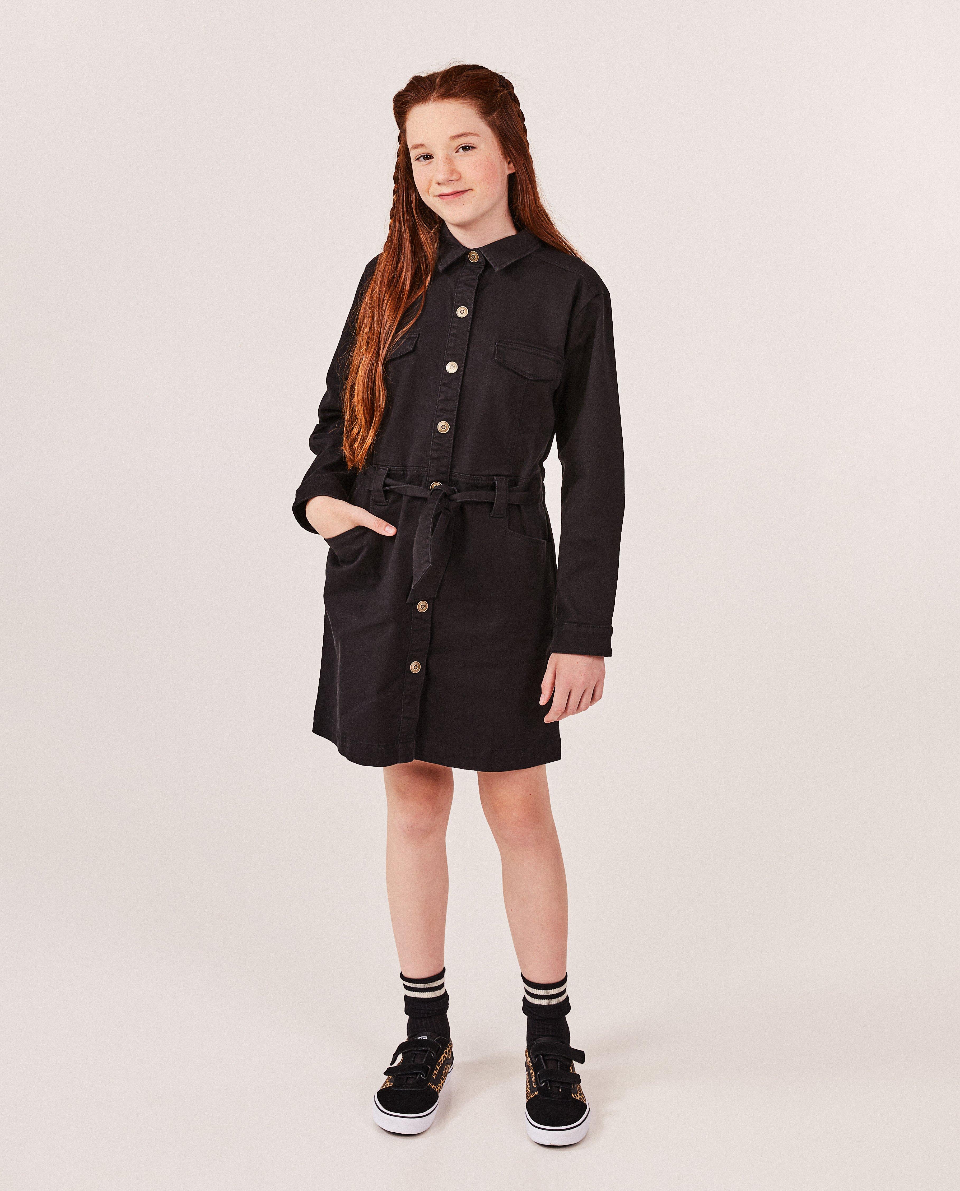 Robe en jeans noire - null - Nachtwacht