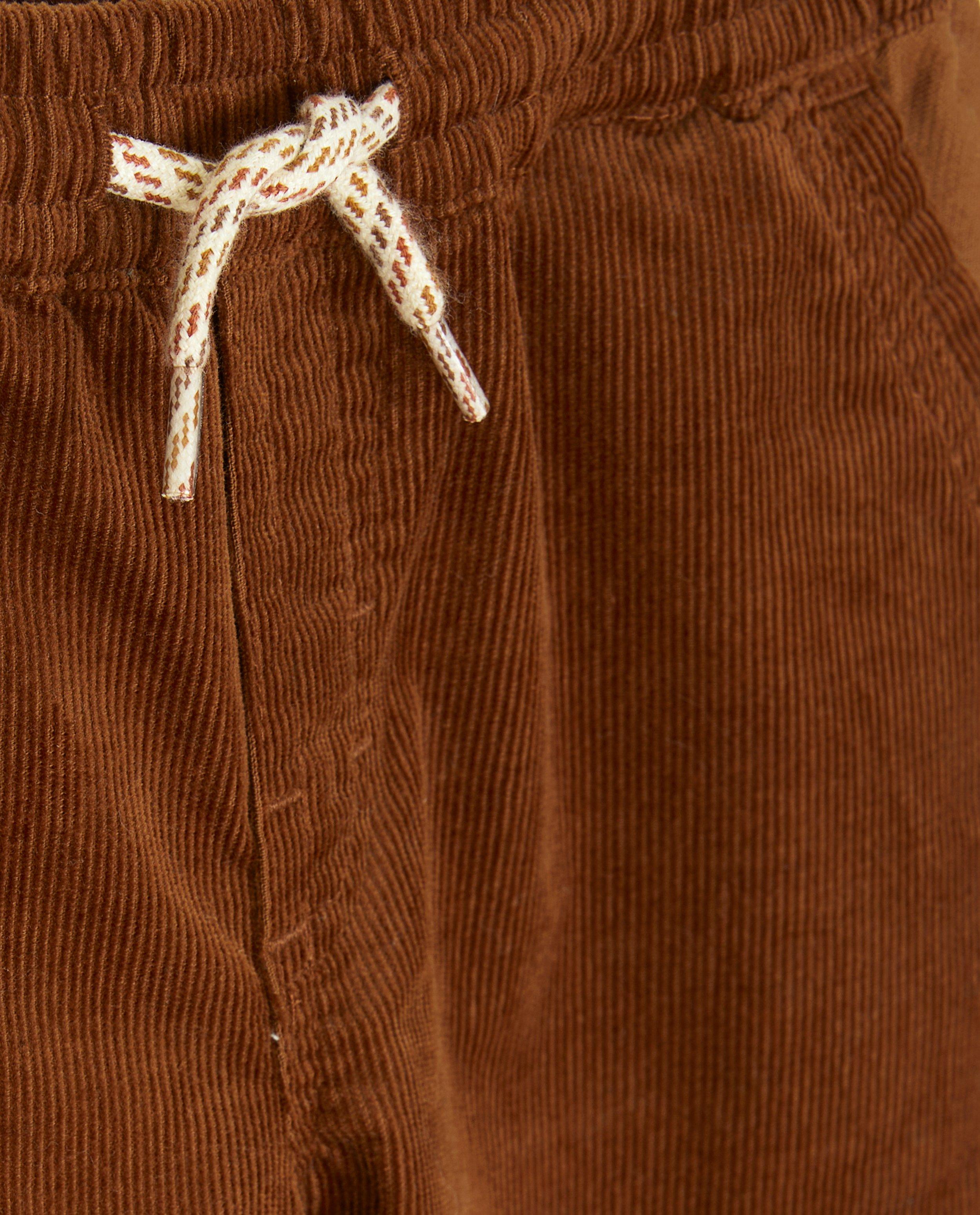 Pantalon brun en velours c&ocirc;tel&eacute; - D&eacute;tails du produit - brun fonc&eacute; - image num&eacute;ro 5