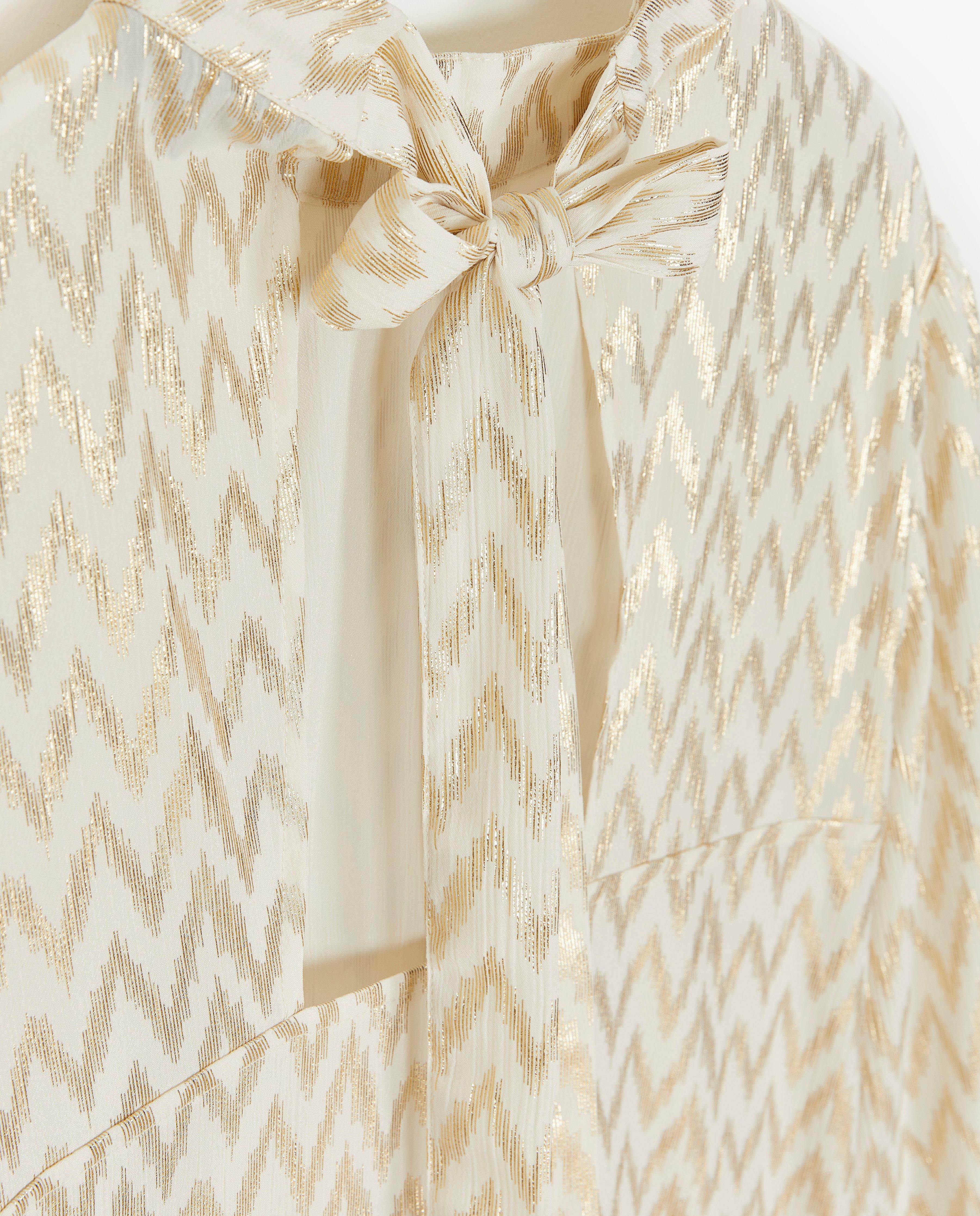 Hemden - Blouse met zigzag-patroon