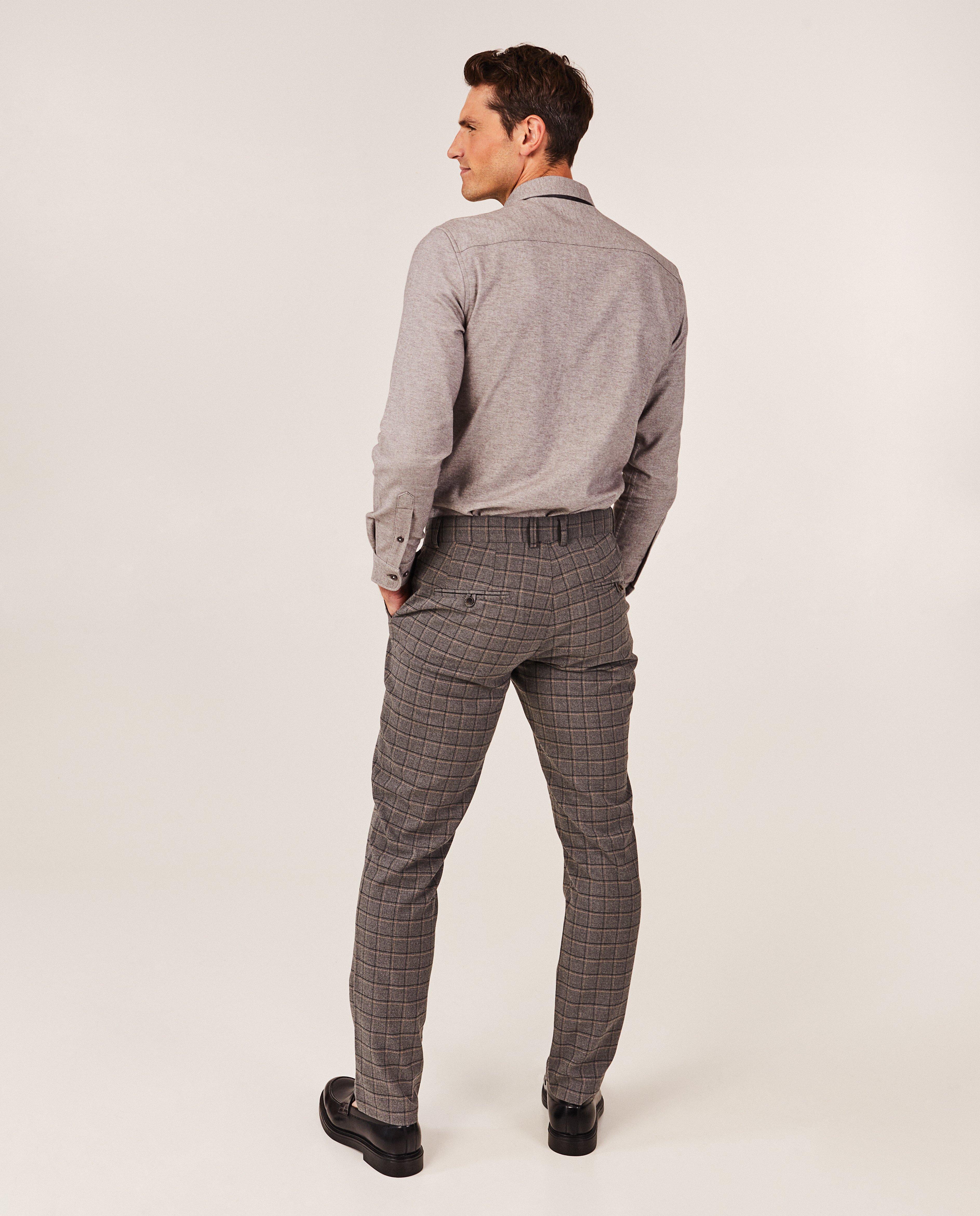 Hemden - Grijs hemd, slim fit