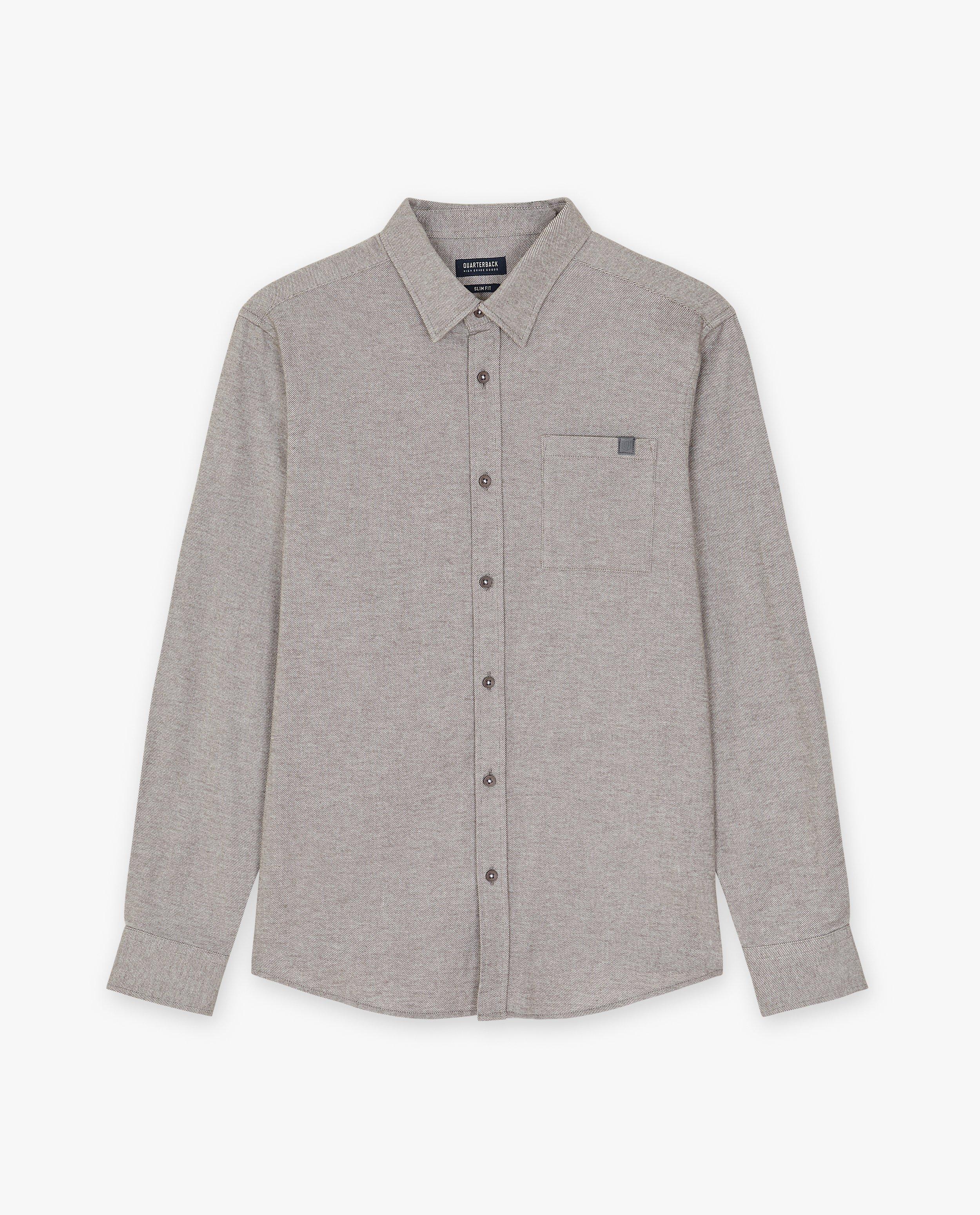 Hemden - Grijs hemd, slim fit