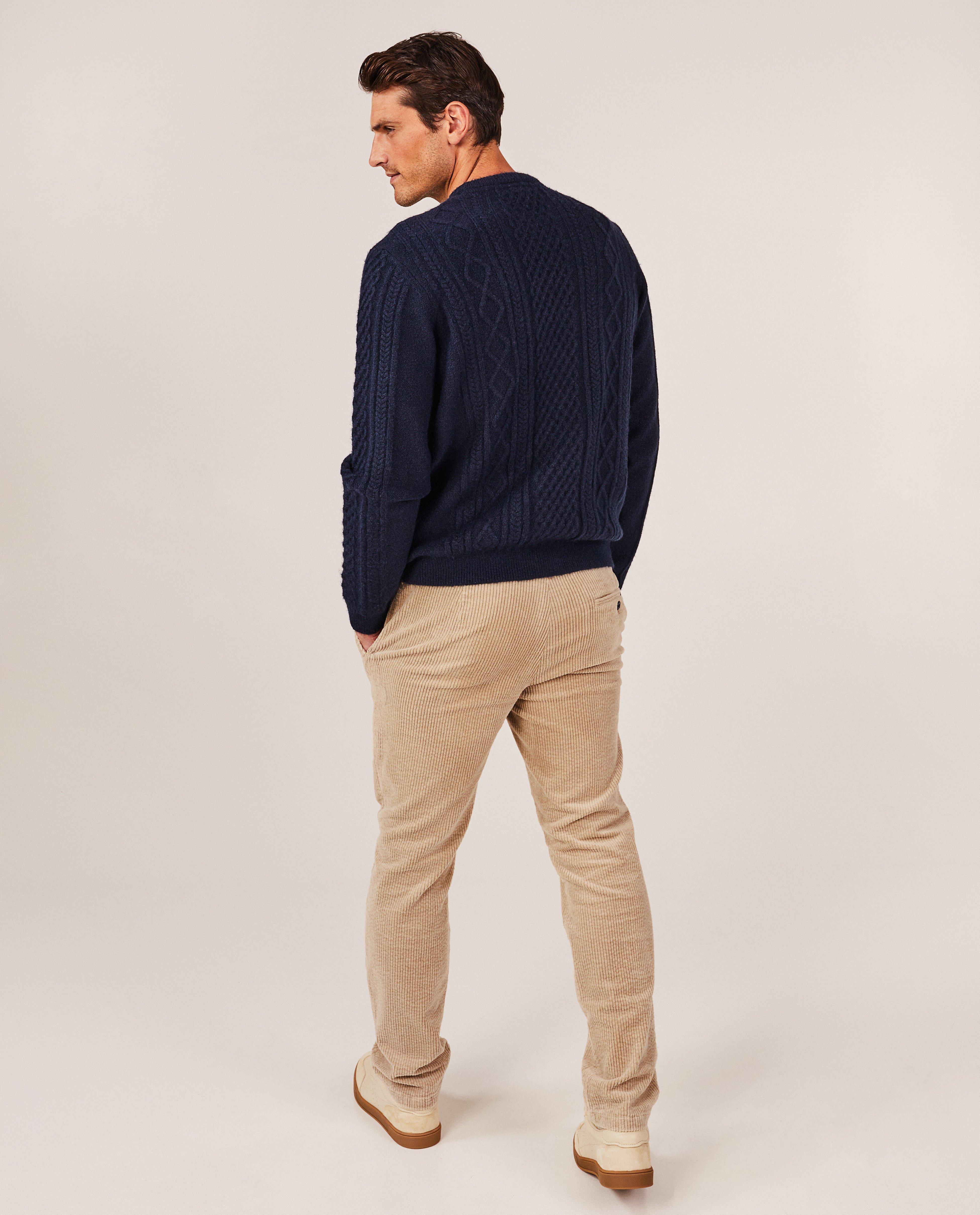 Pulls - Pull à motif tricoté, hommes