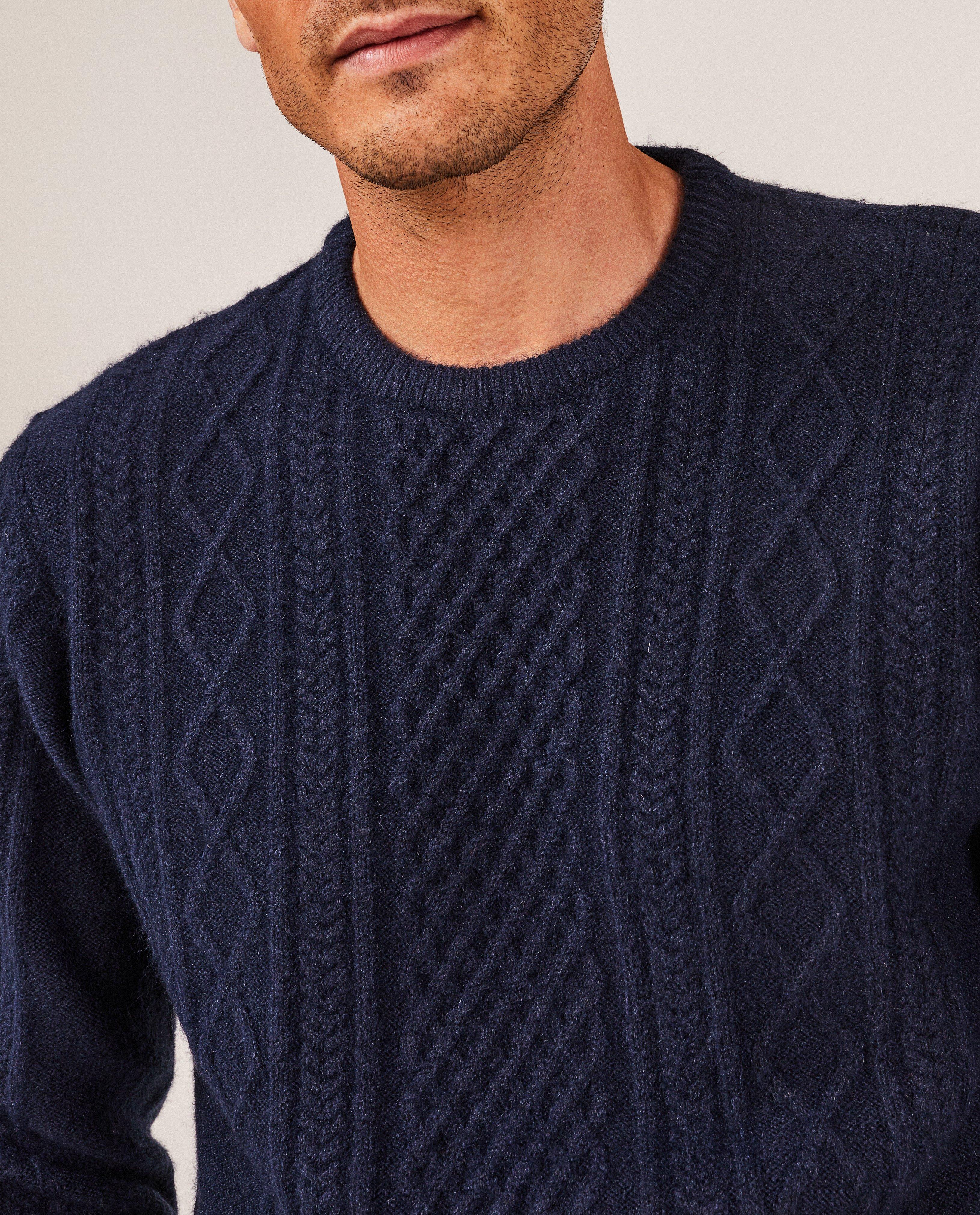 Pulls - Pull à motif tricoté, hommes