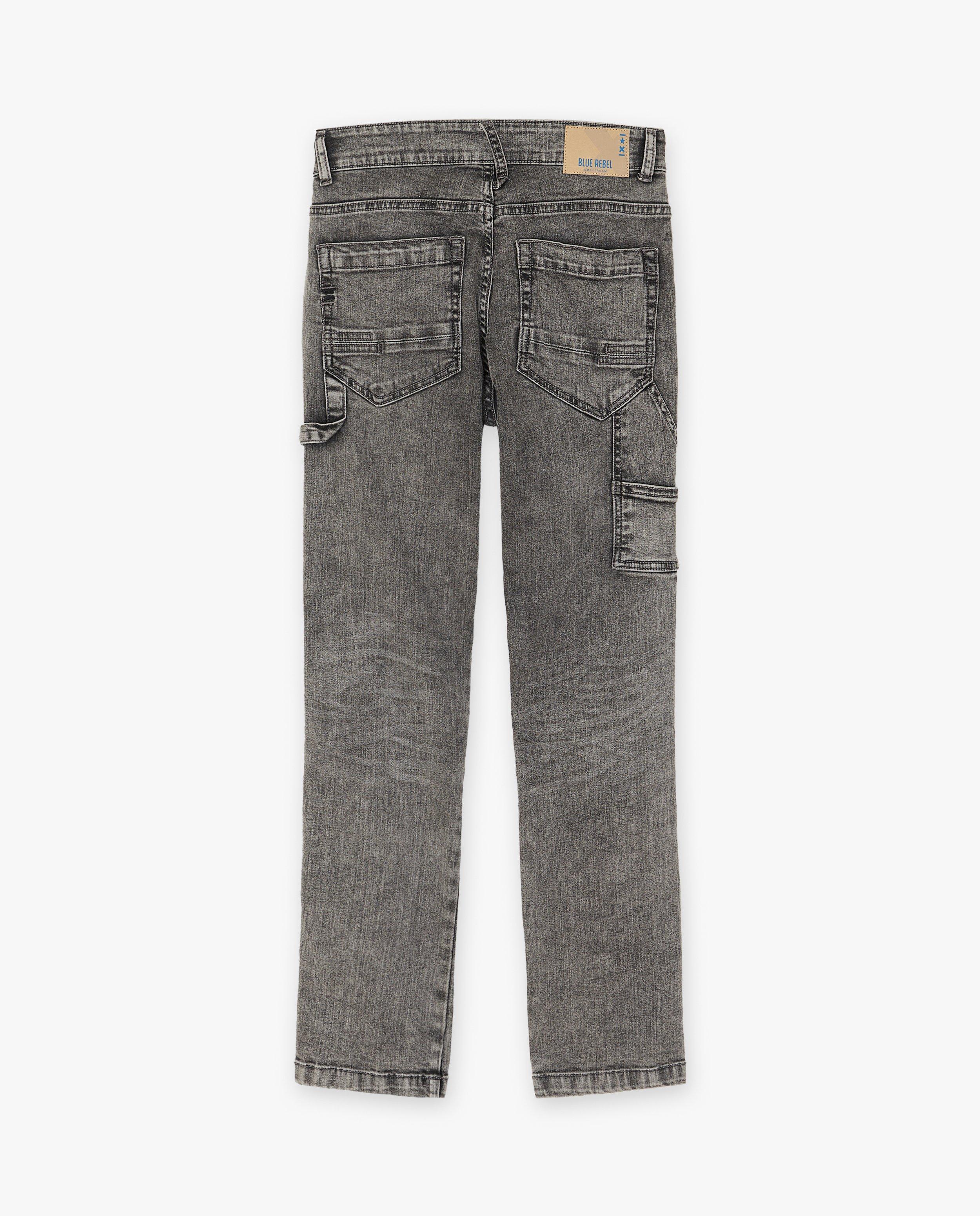 Jeans - Jeans gris, regular fit