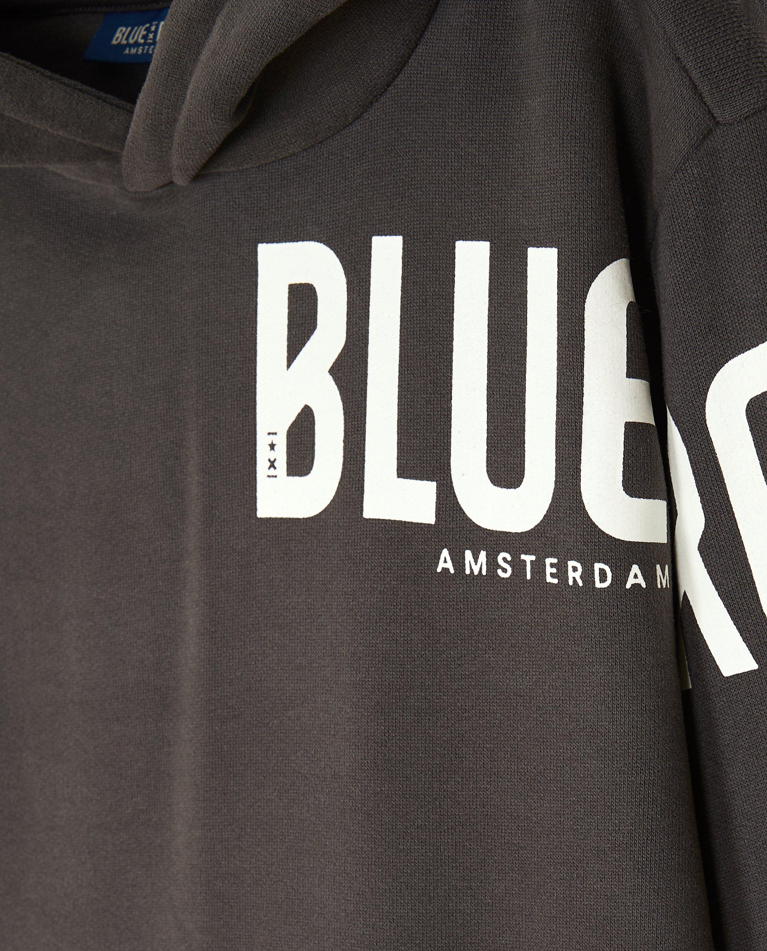Sweats - Hoodie gris foncé à inscription