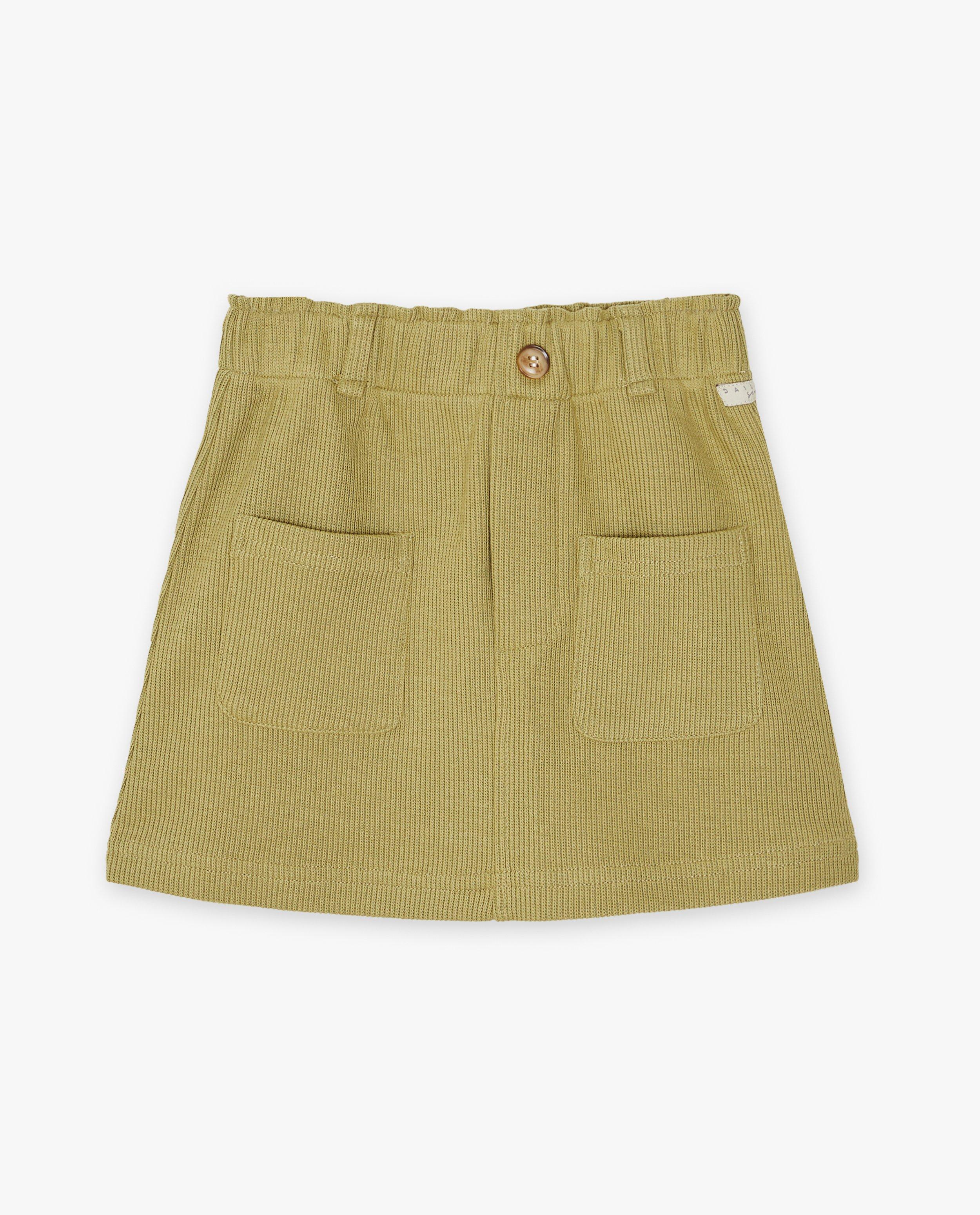 Groene rok met rib - null - Daily 7