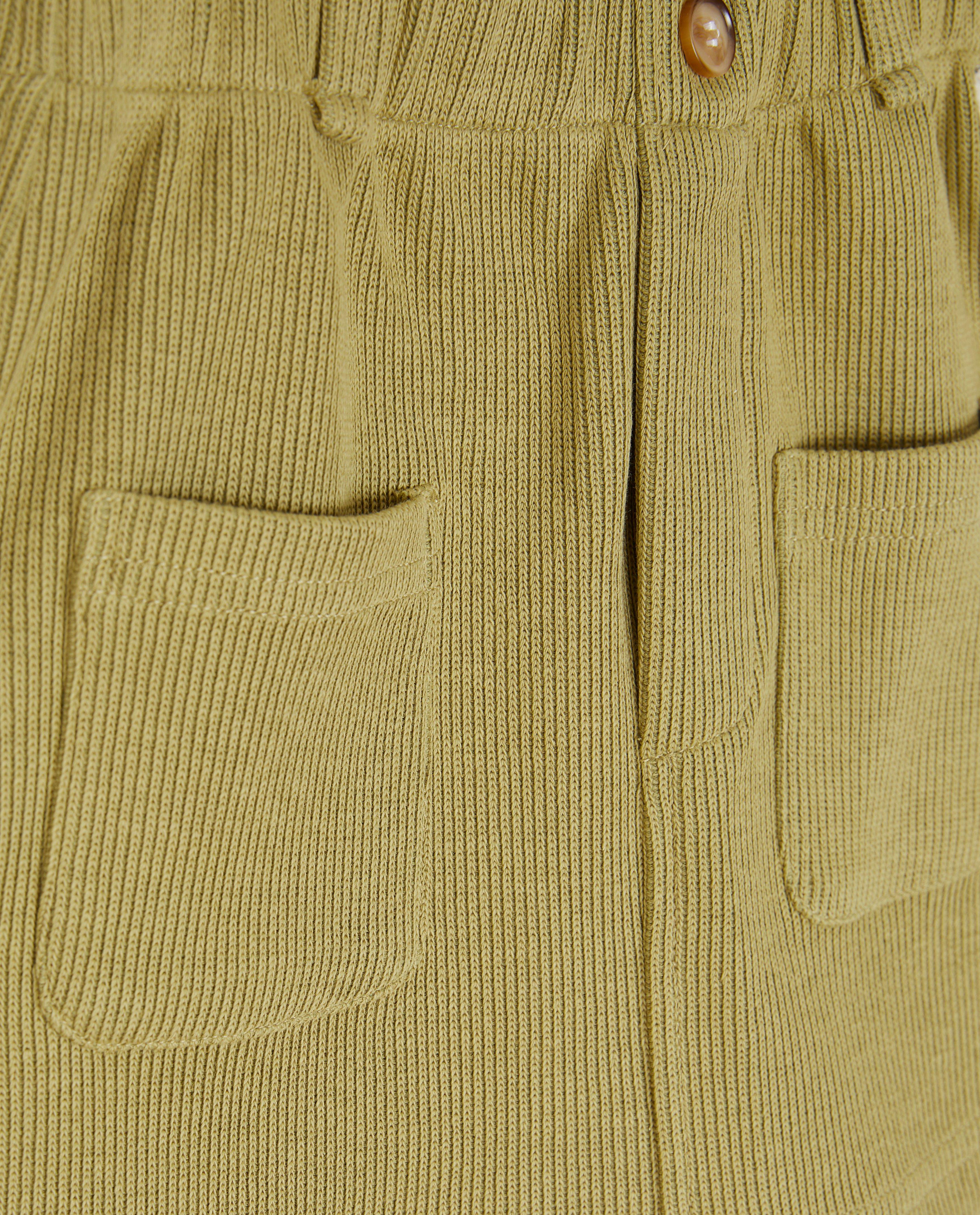 Rokken - Groene rok met rib
