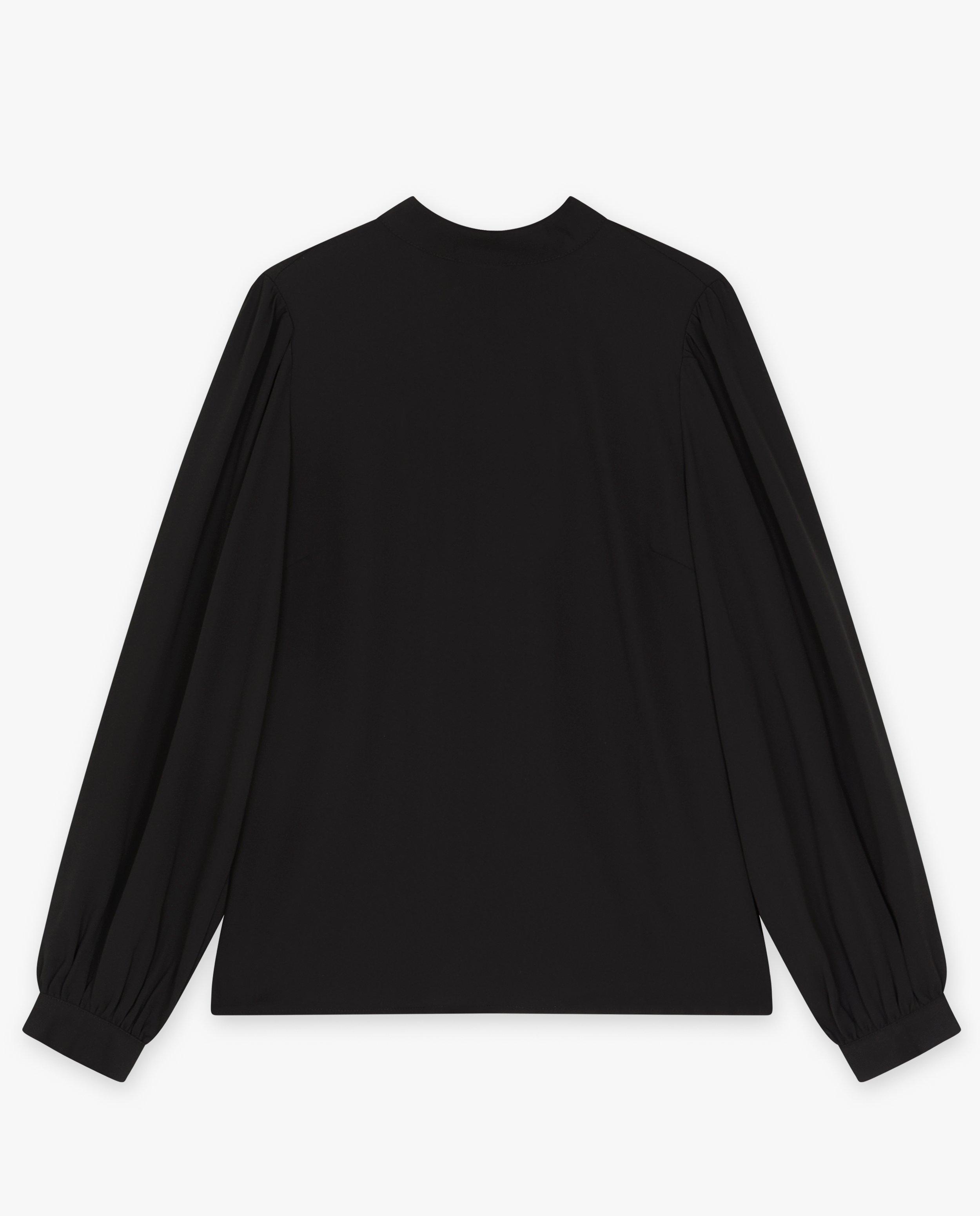 Zwarte blouse met cut-out - Product Detail - zwart - afbeelding nummer 5