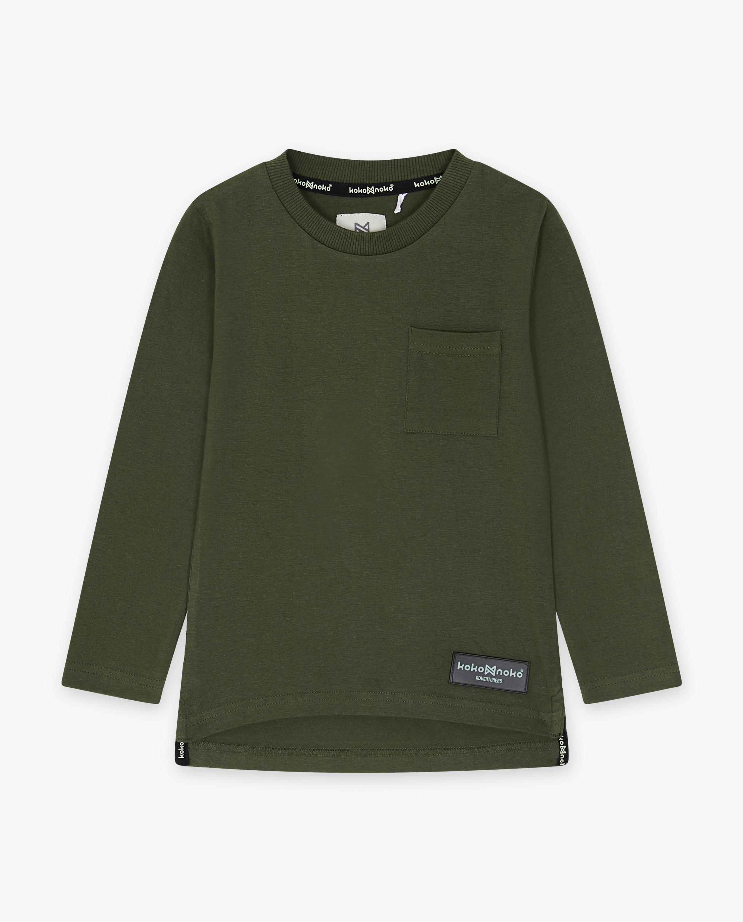 T-shirt vert foncé à manches longues - null - Koko Noko