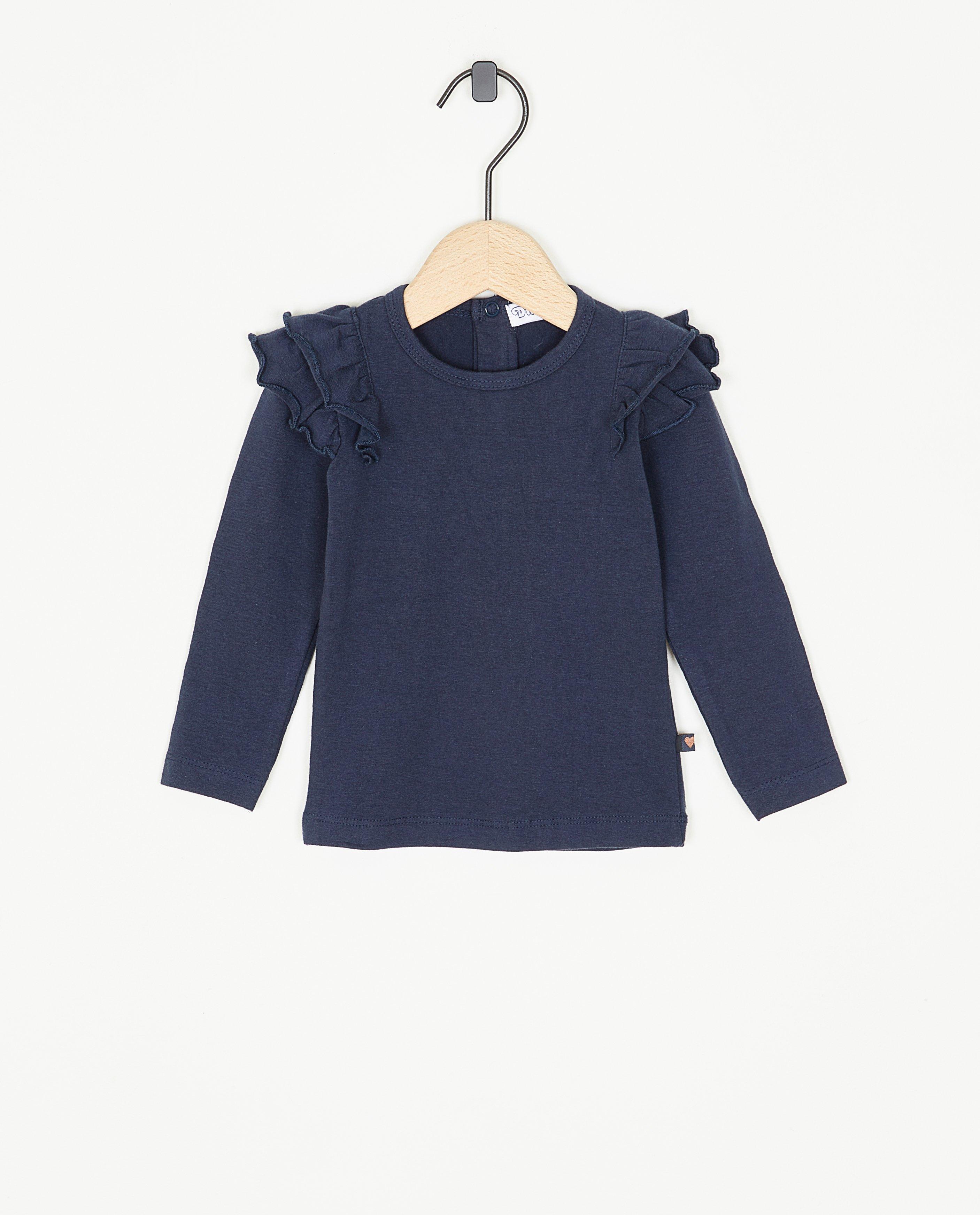 Donkerblauwe longsleeve - null - Dirkje