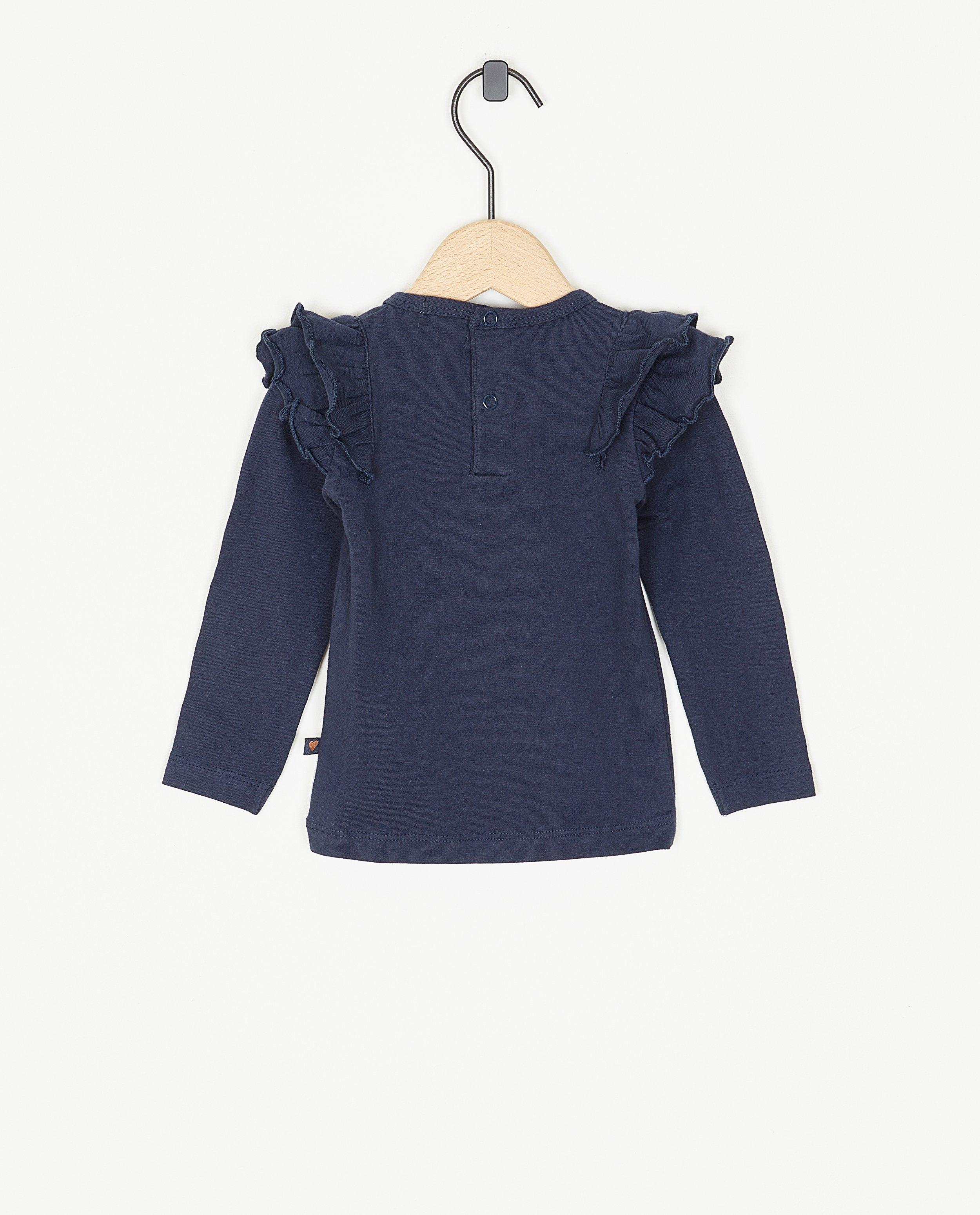 T-shirts - Donkerblauwe longsleeve