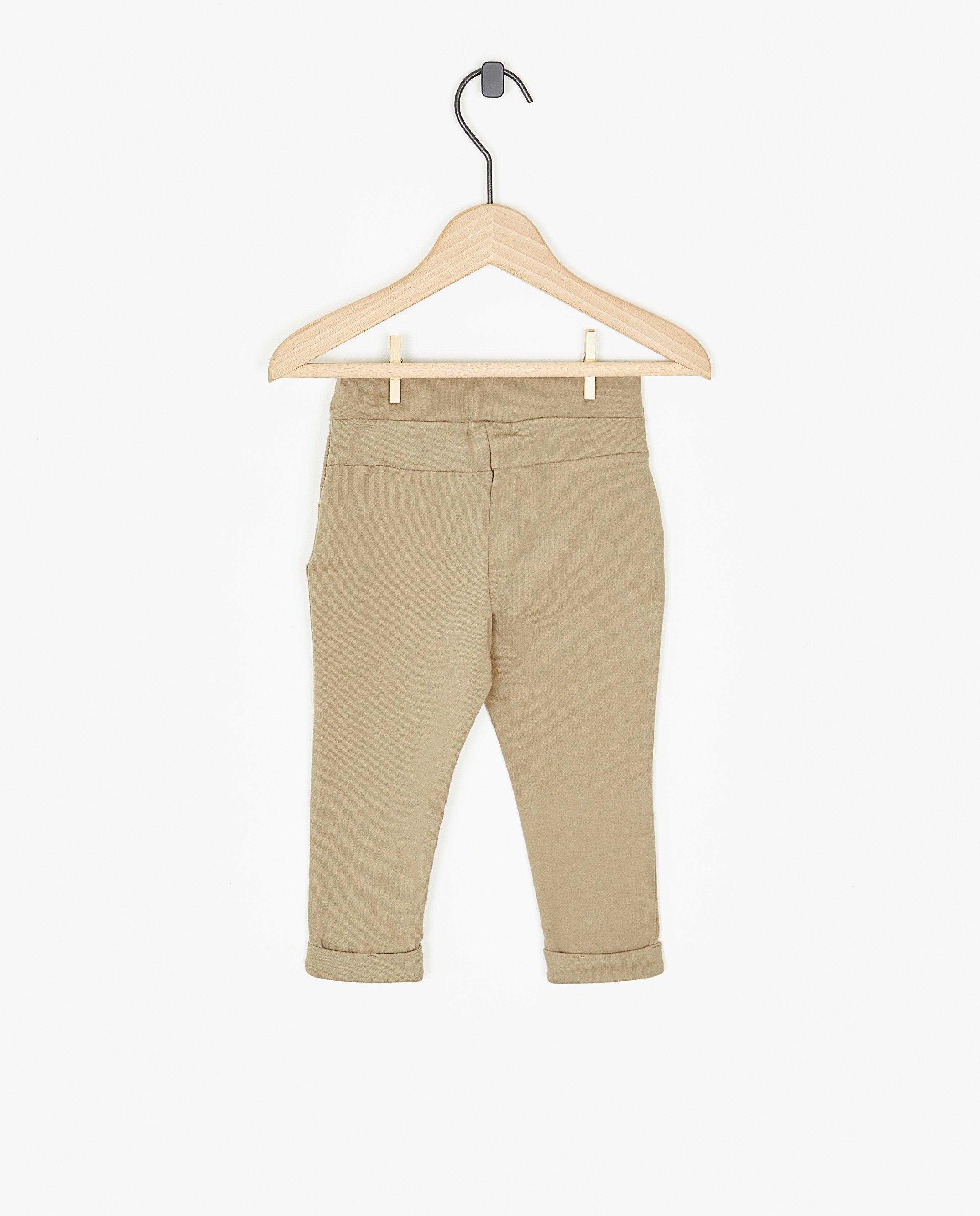 Broeken - Groene legging met strik