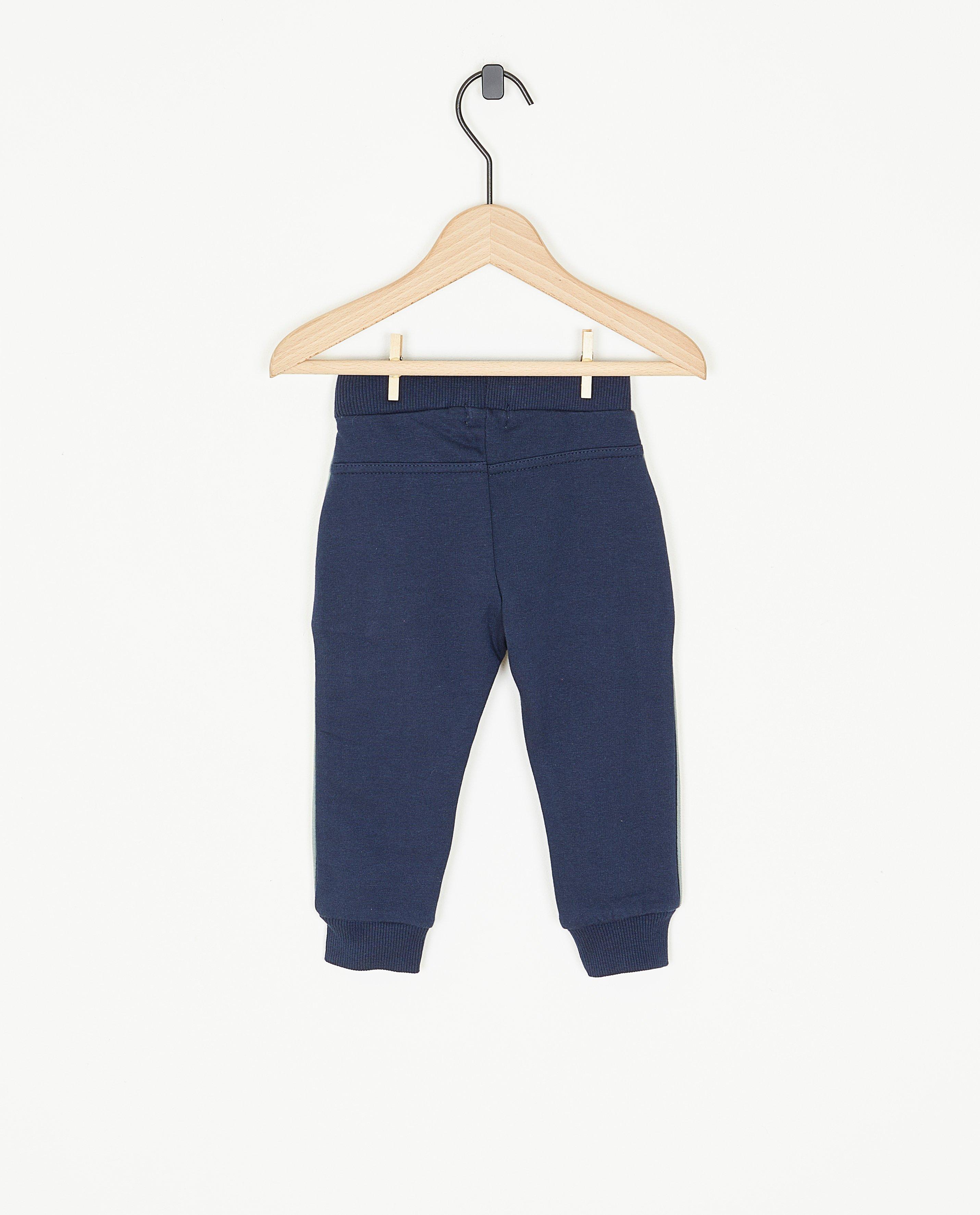 Broeken - Donkerblauwe joggingbroek