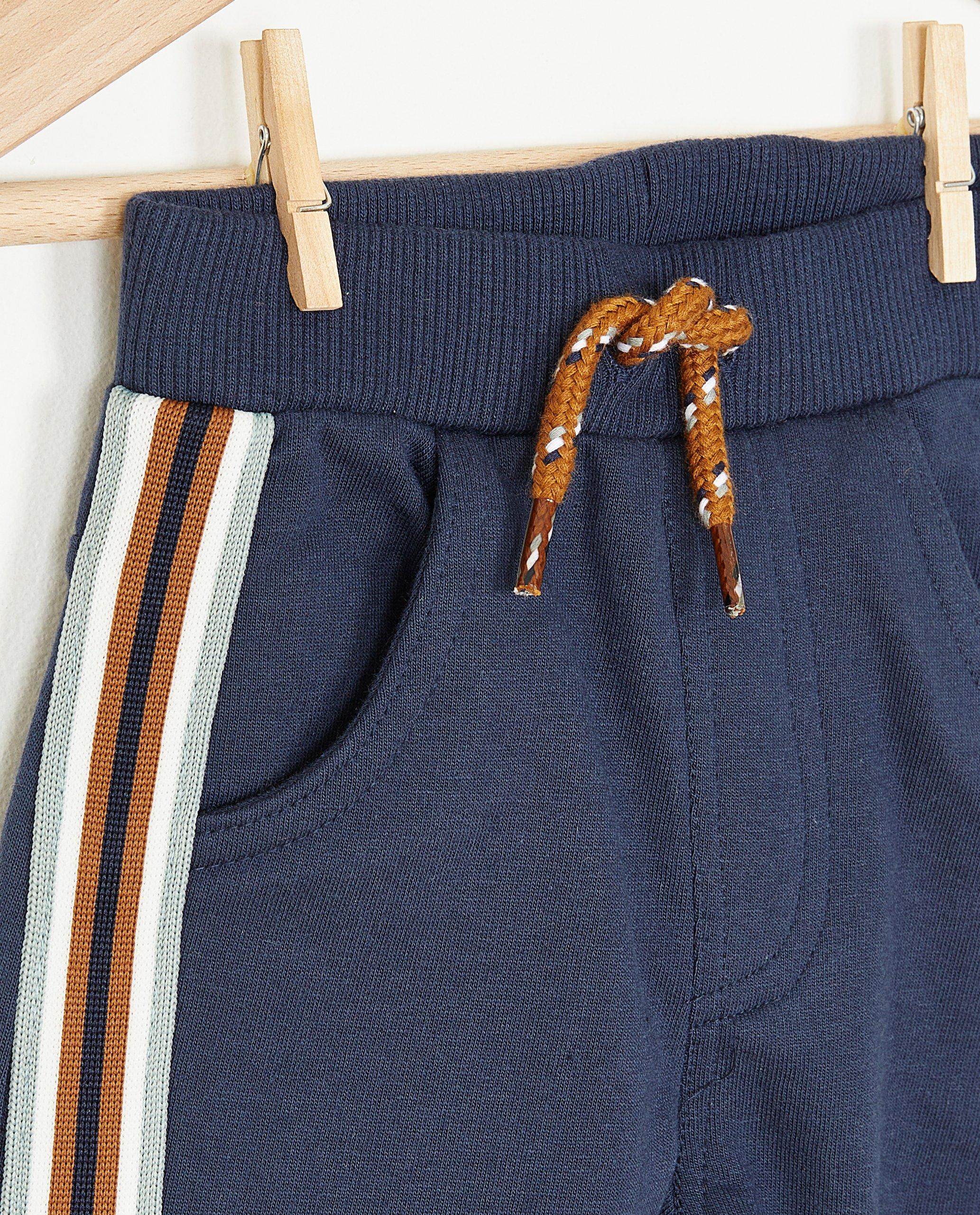 Broeken - Donkerblauwe joggingbroek
