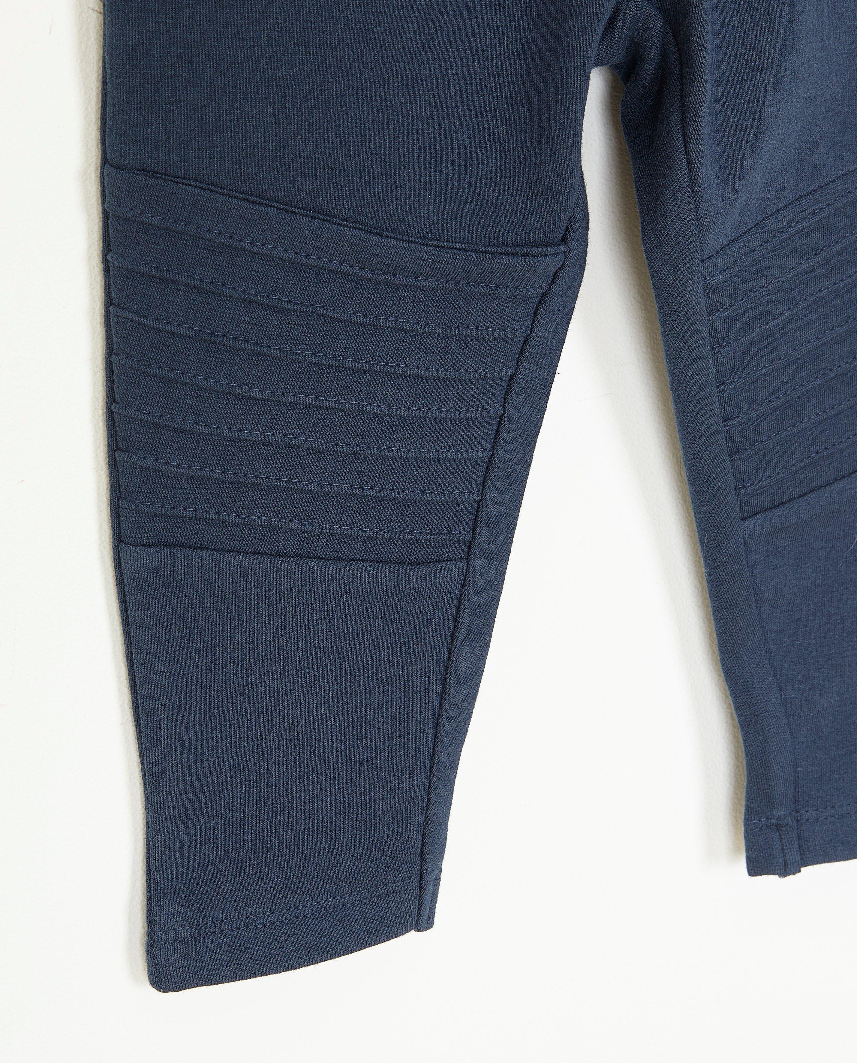 Broeken - Donkerblauwe joggingbroek