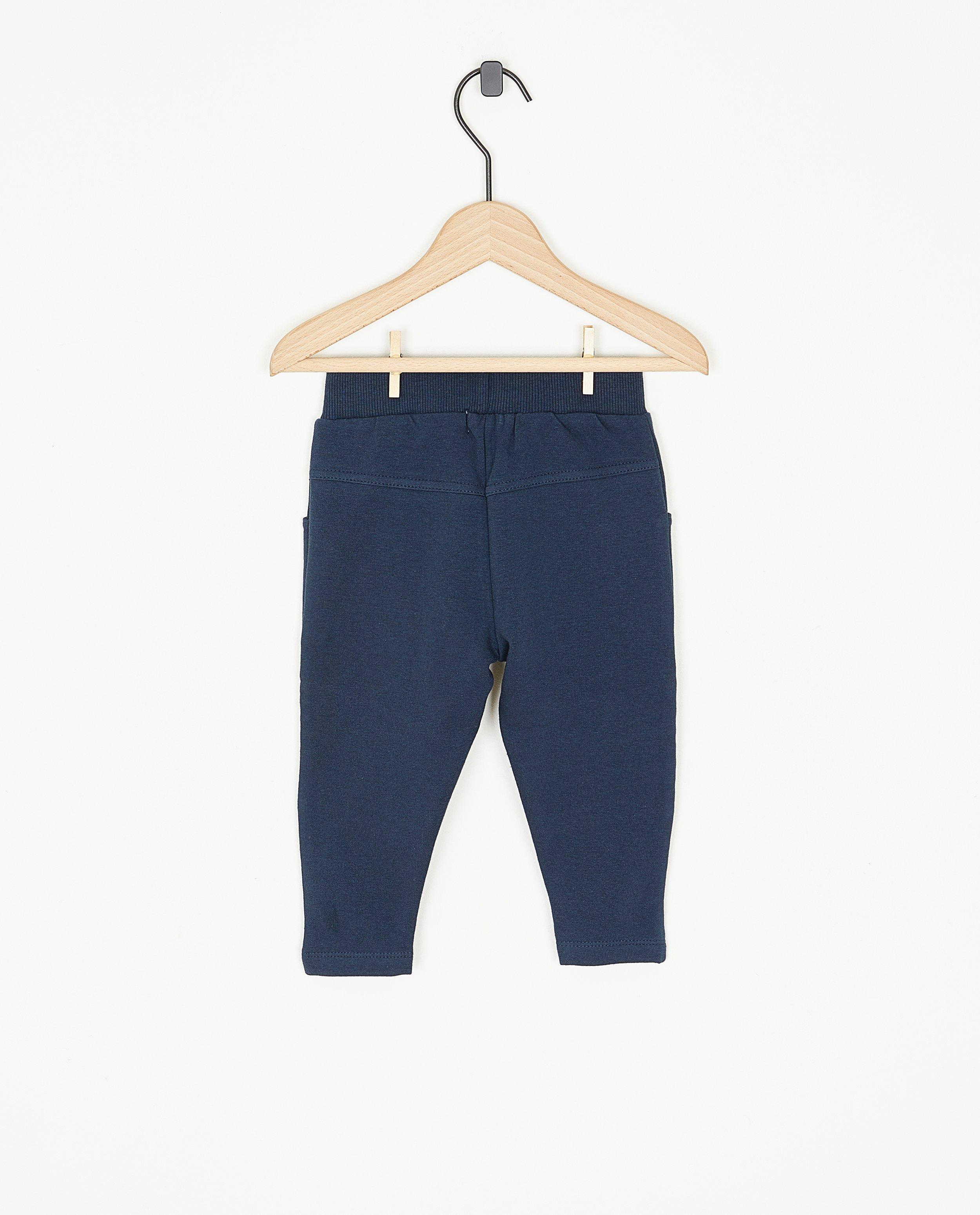 Broeken - Donkerblauwe joggingbroek