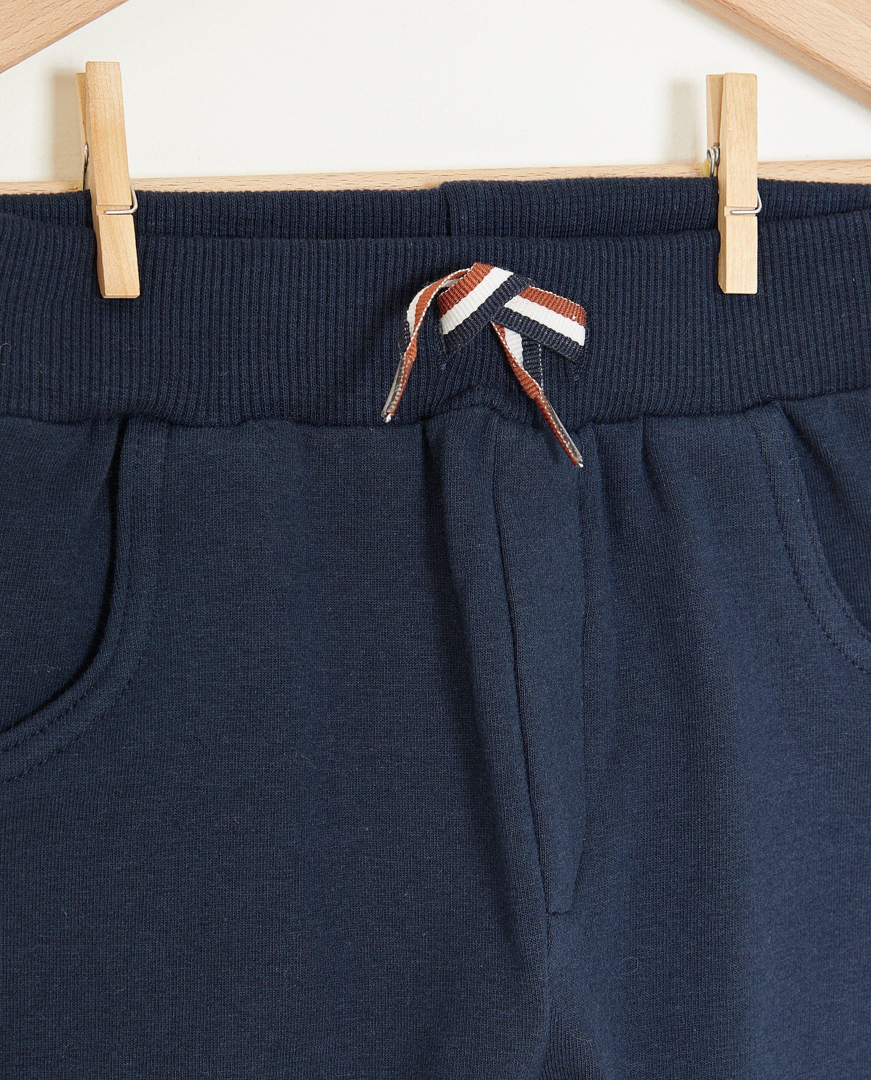 Broeken - Donkerblauwe joggingbroek
