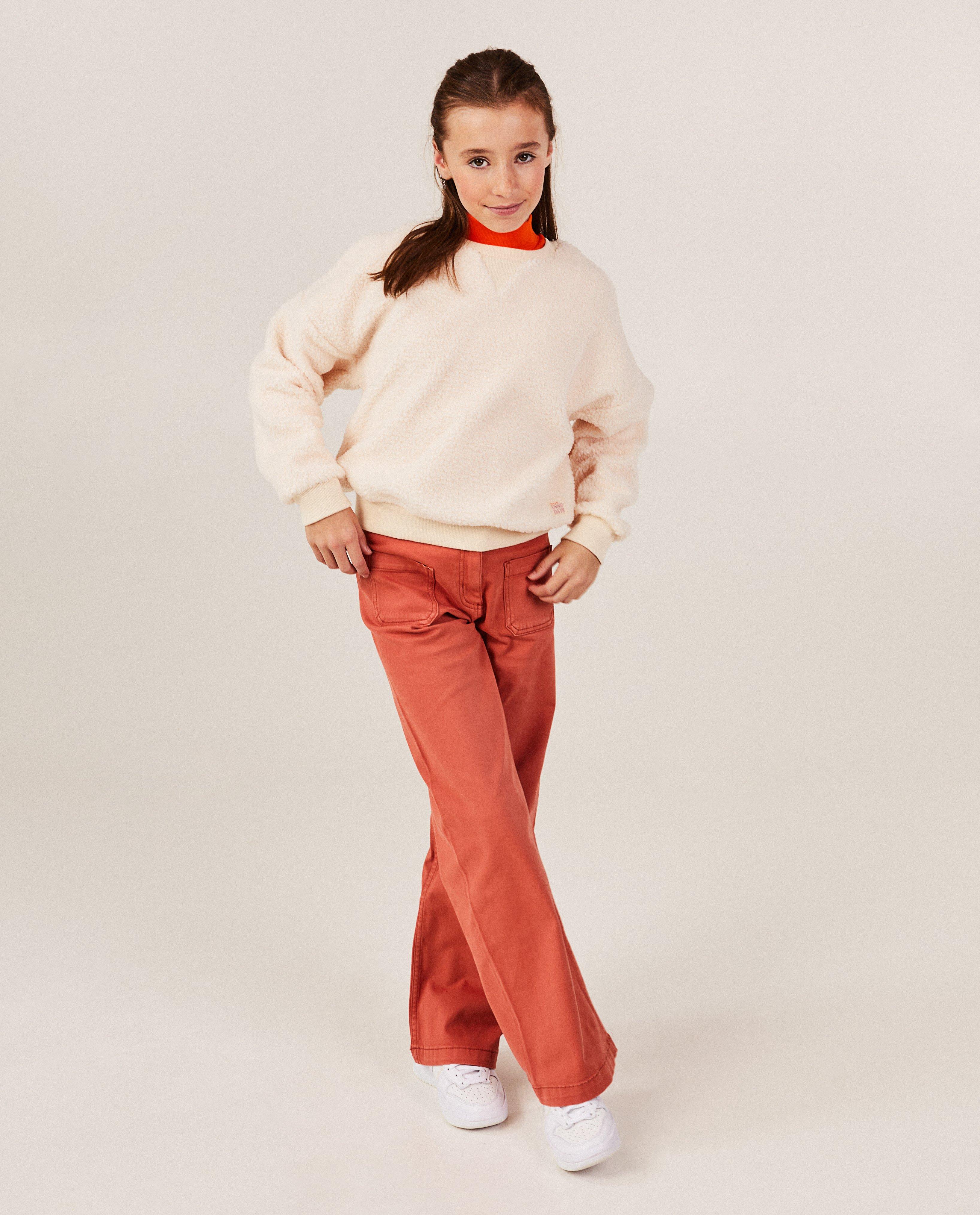 Oranje jeans, straight fit - null - Fish & Chips