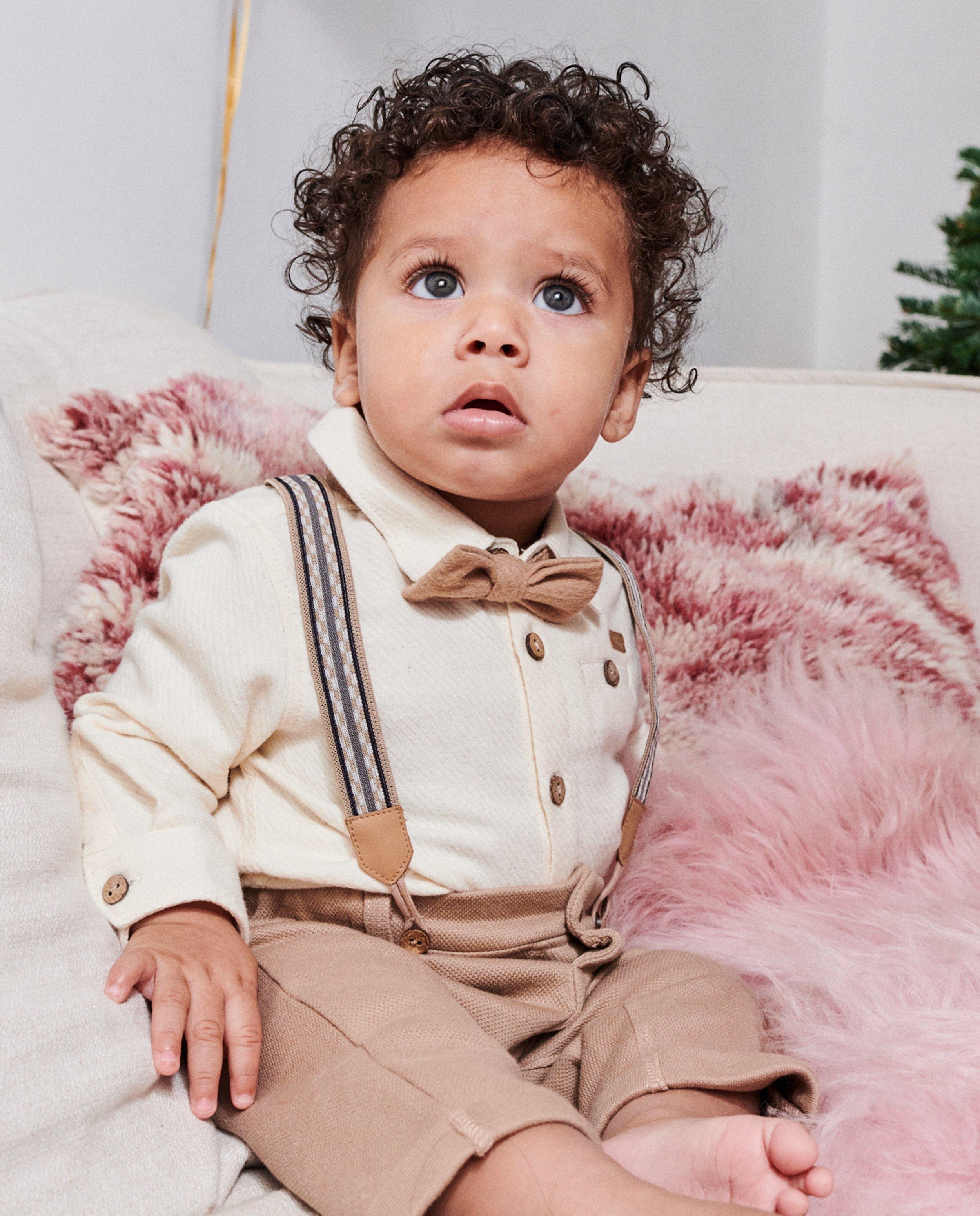 Chemise blanche avec nœud - null - Cuddles and Smiles