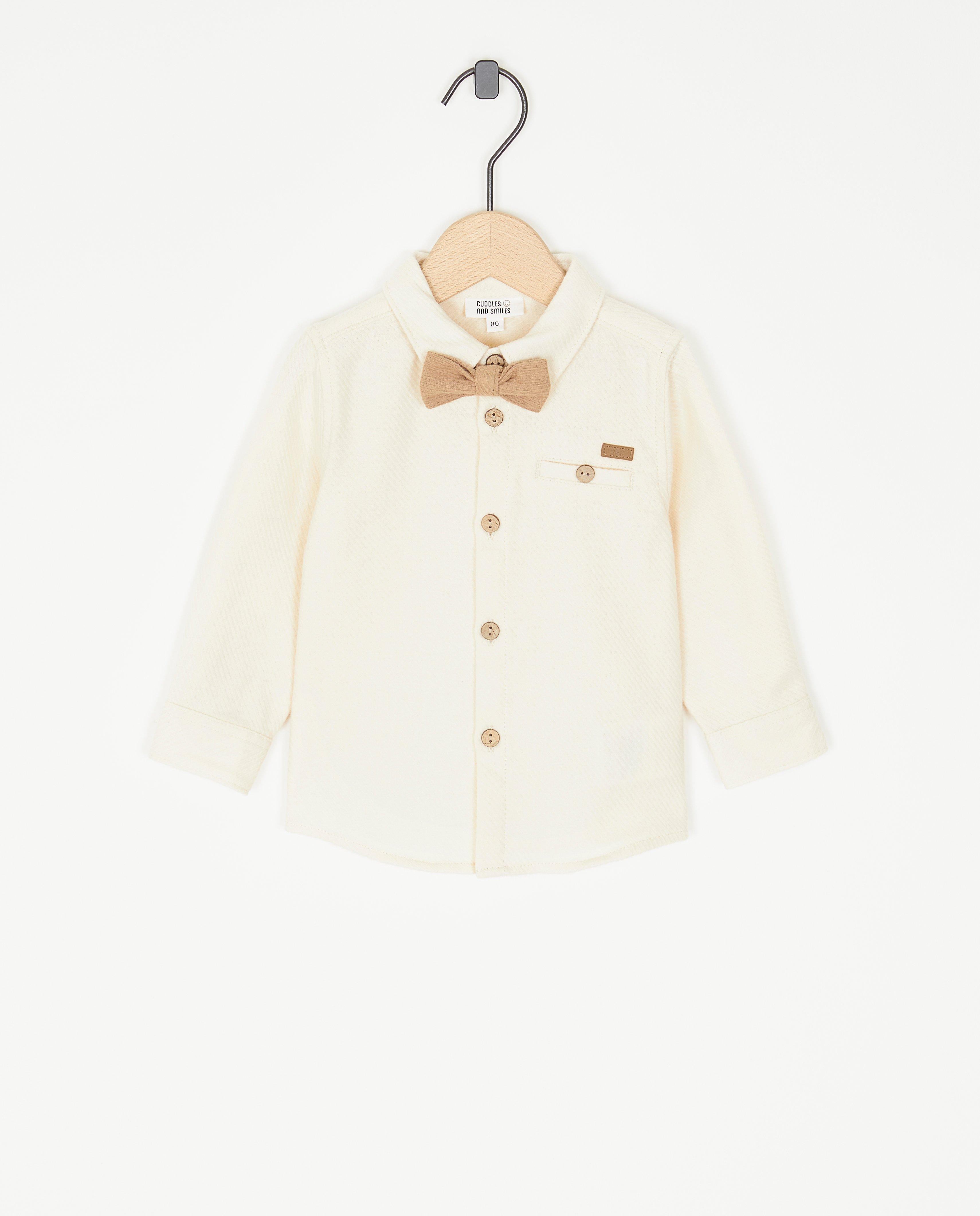Chemises - Chemise blanche avec nœud