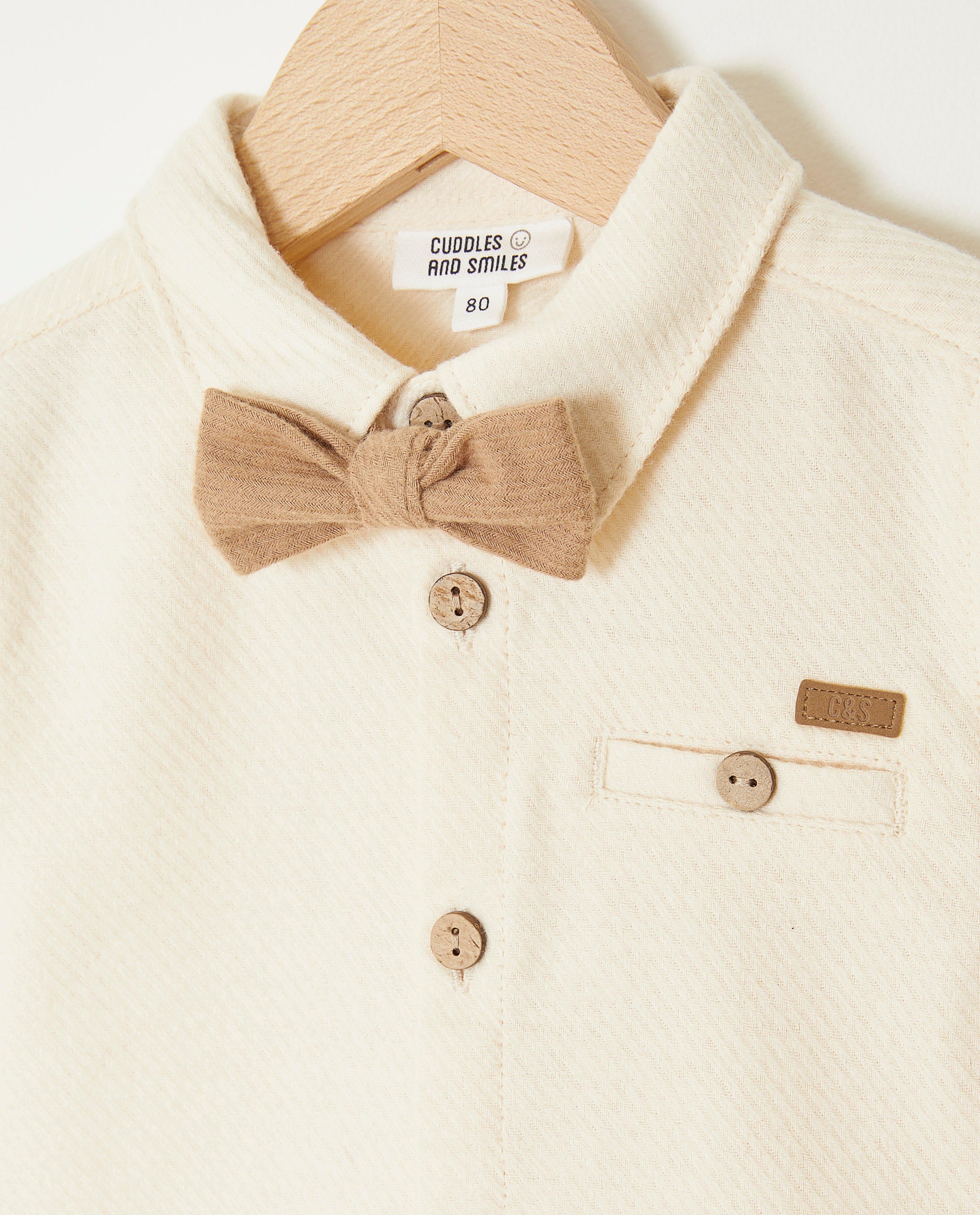 Chemises - Chemise blanche avec nœud
