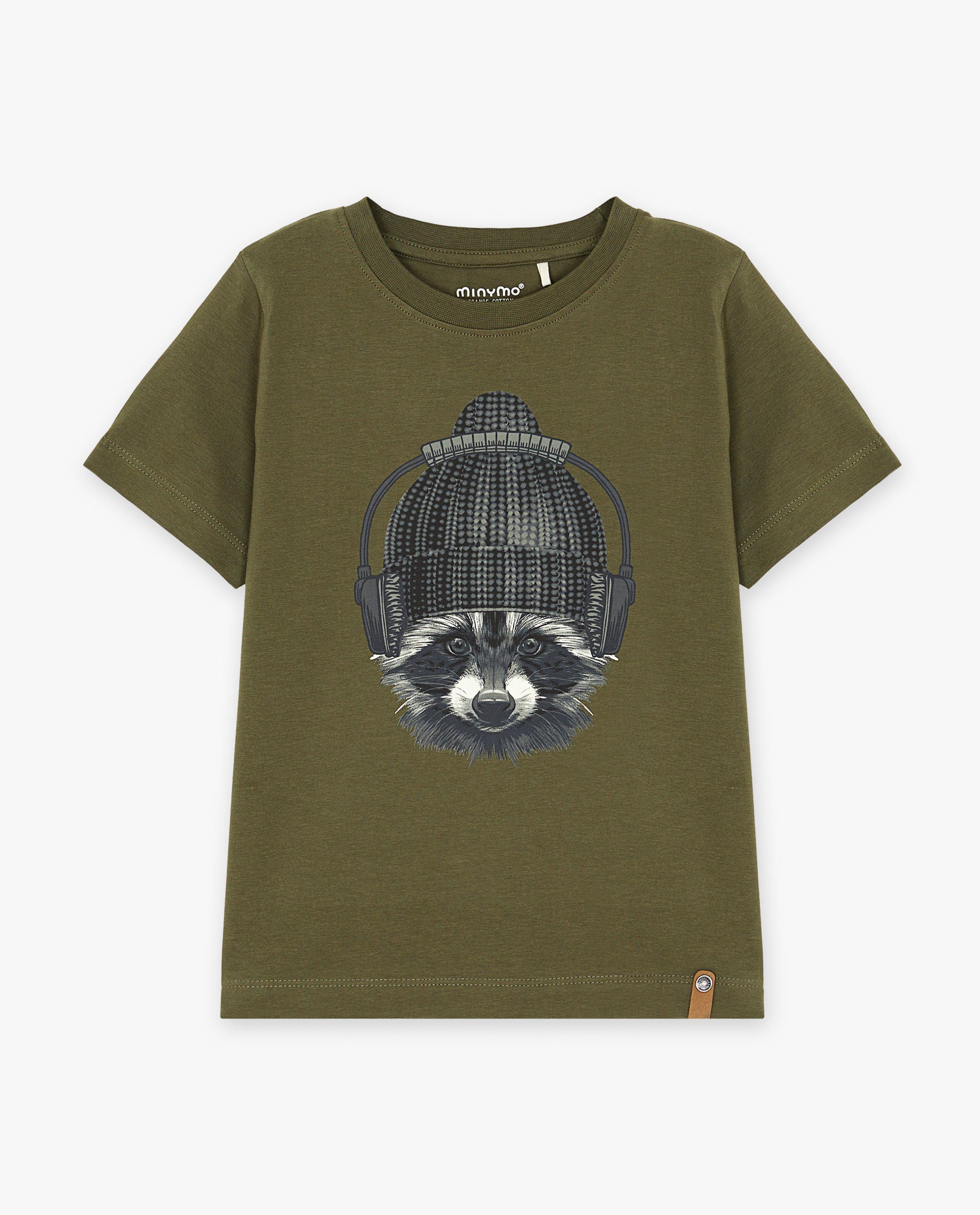 T-shirt à imprimé de raton laveur - null - Minymo
