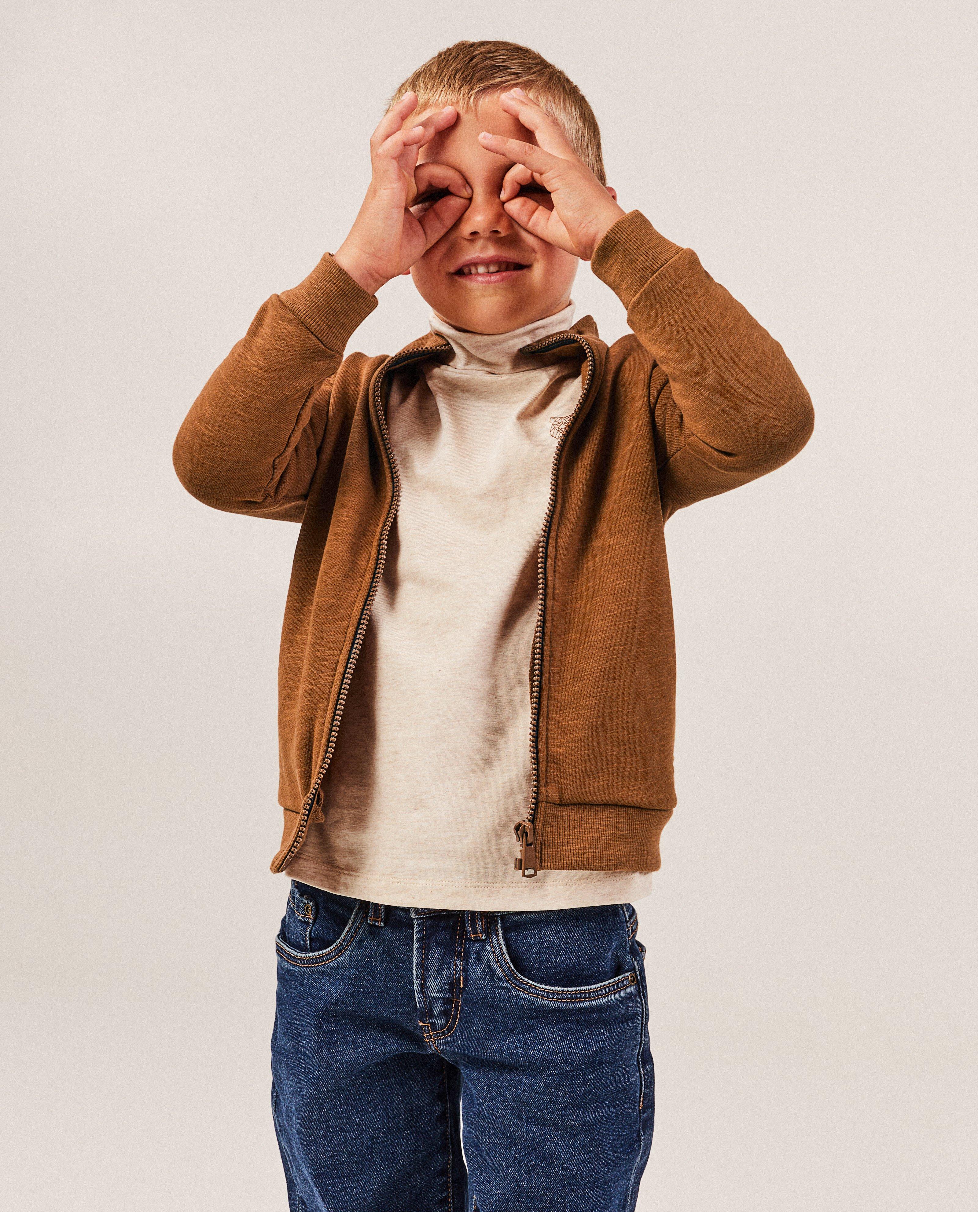 Cardigans - Gilet molletonné brun