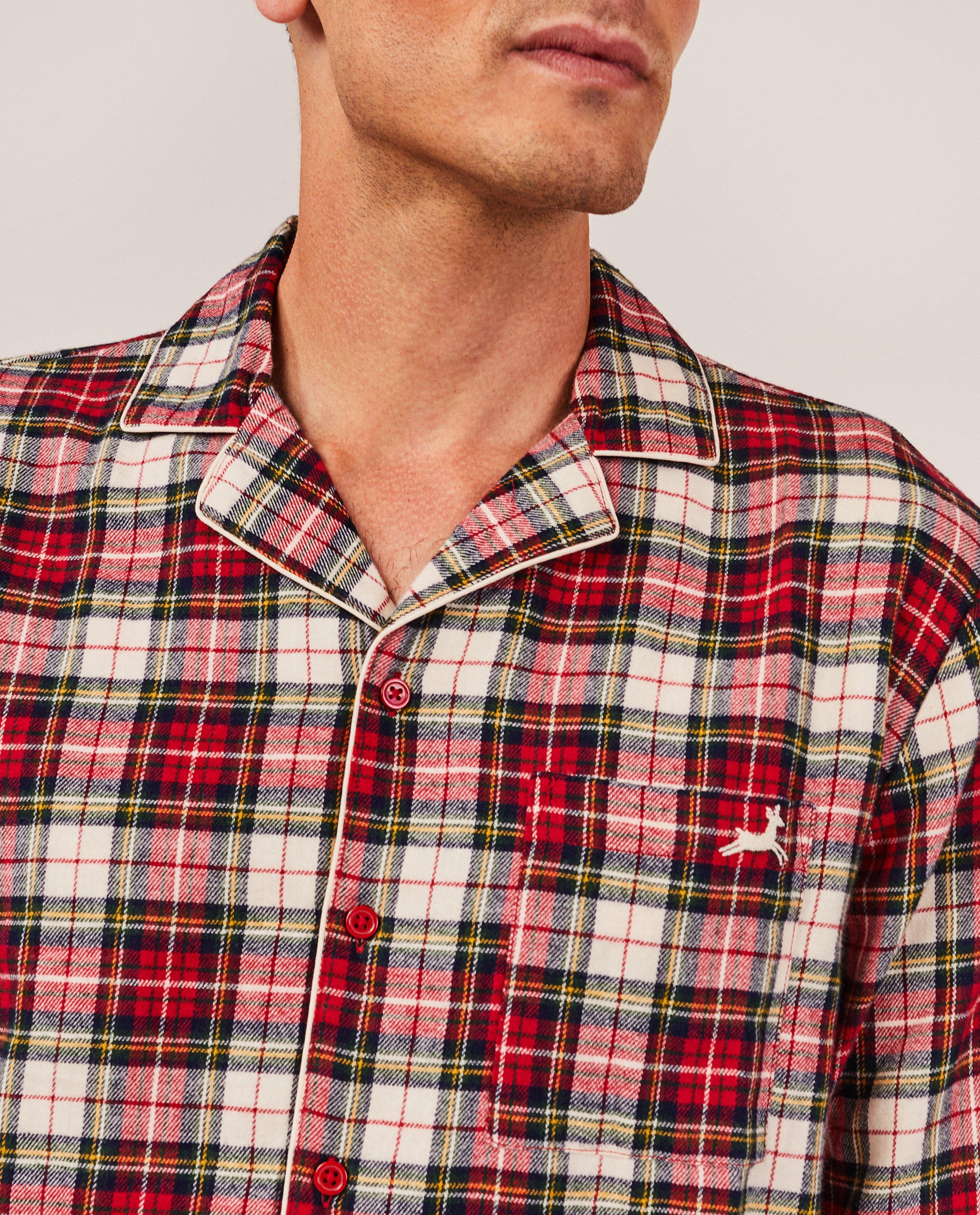 Pyjamas - Pyjama en flanelle à carreaux, hommes
