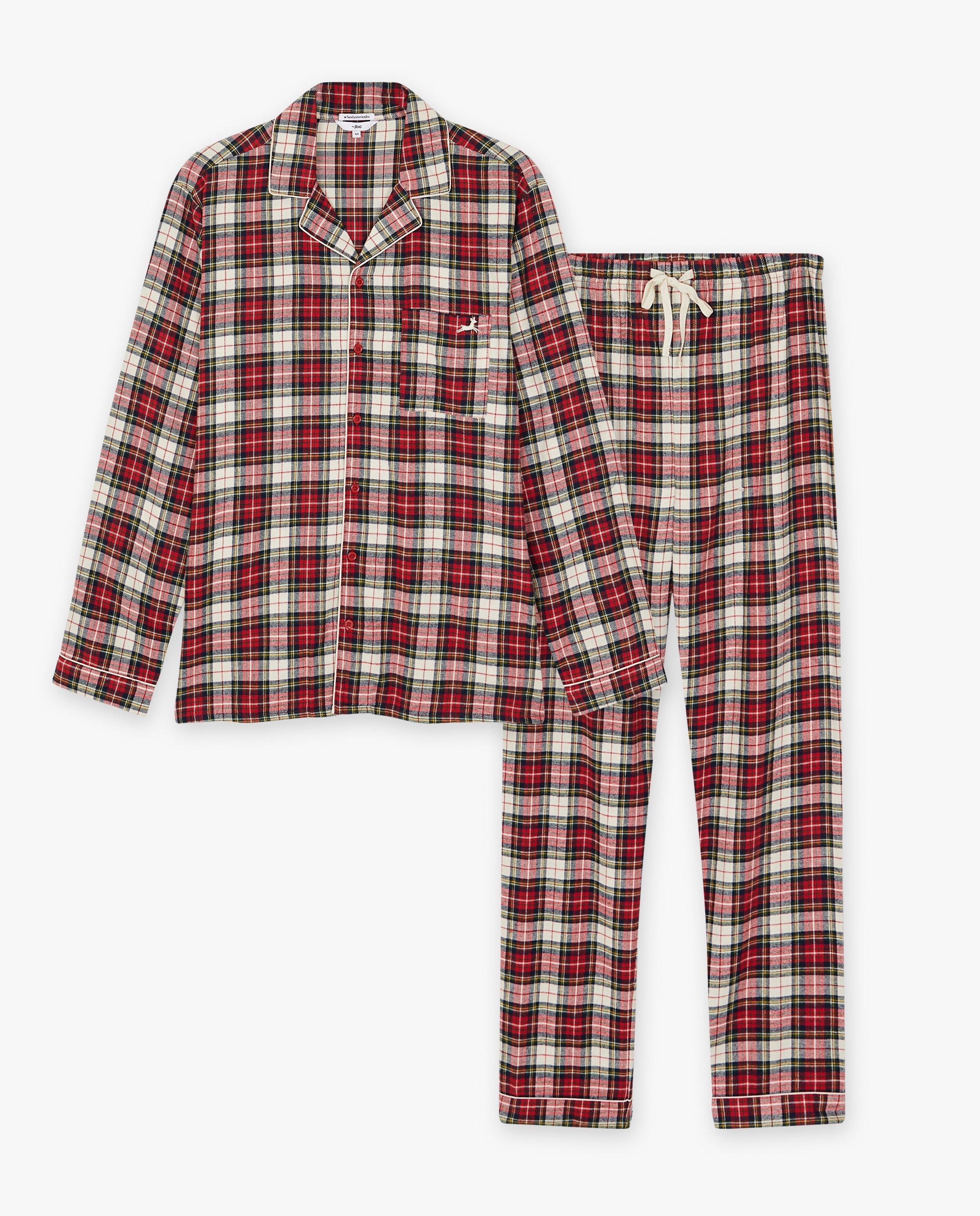 Pyjamas - Pyjama en flanelle à carreaux, hommes