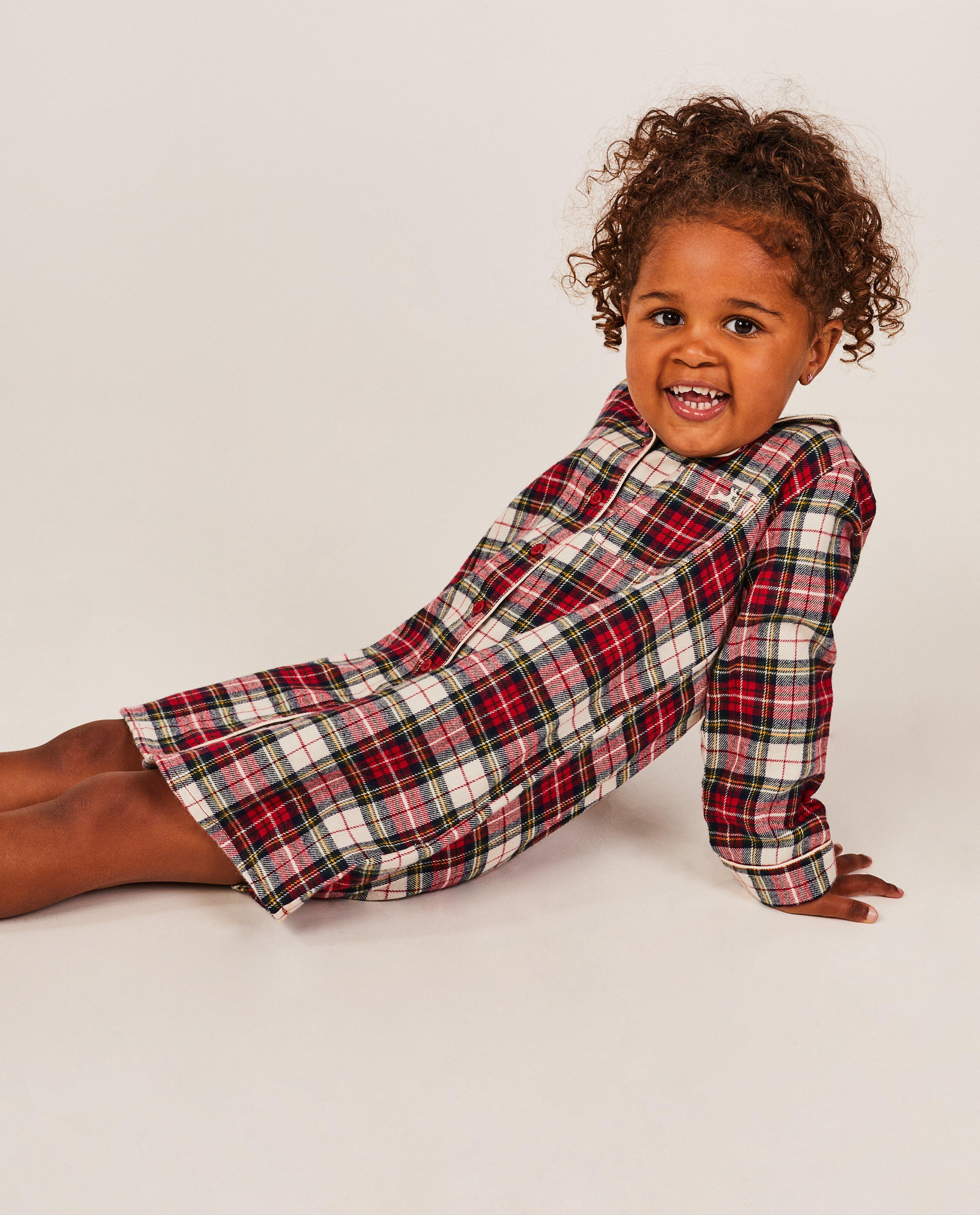 Nachtkleding - Flanellen nachtkleedje met ruiten, 2-7 jaar