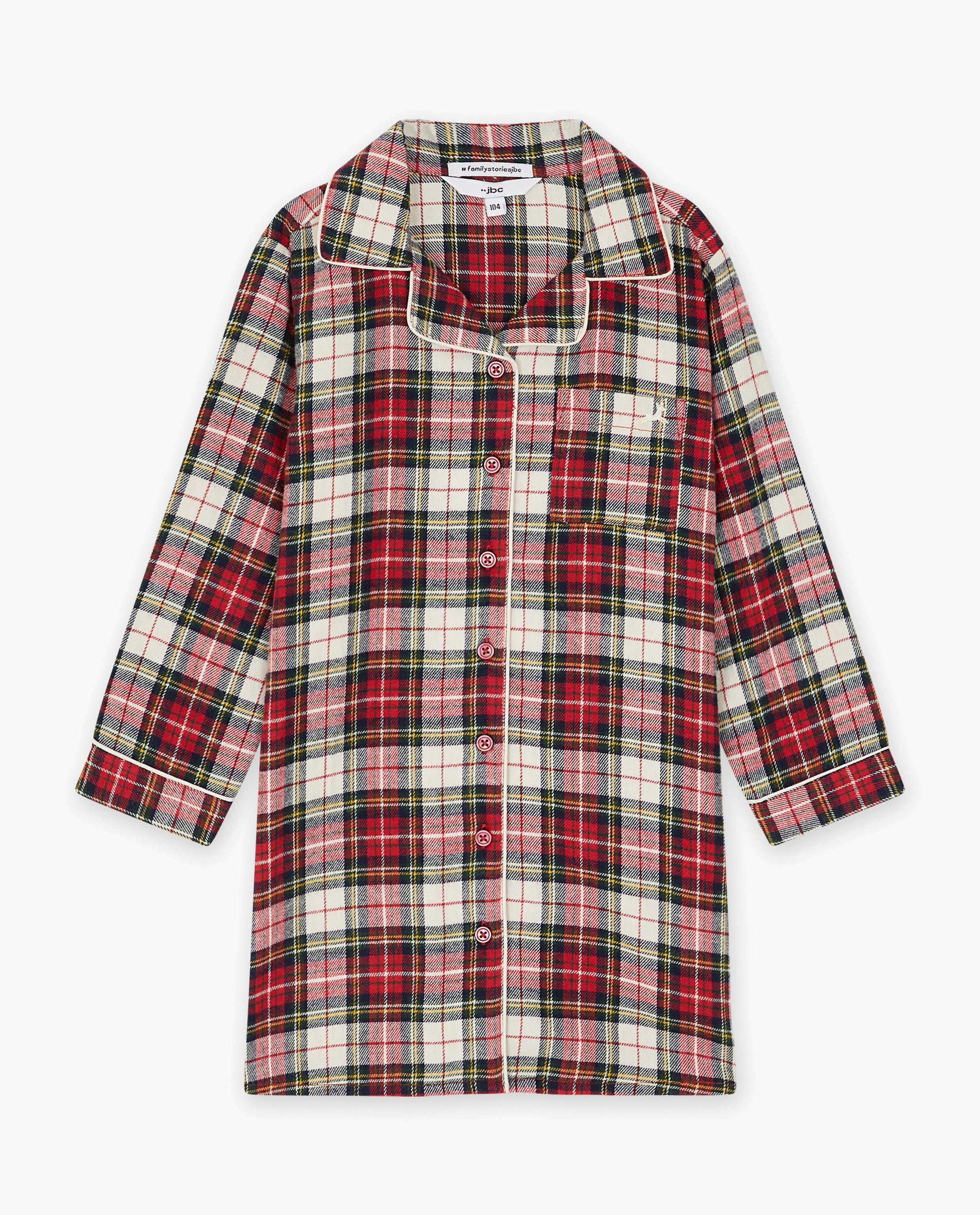 Nachtkleding - Flanellen nachtkleedje met ruiten, 2-7 jaar
