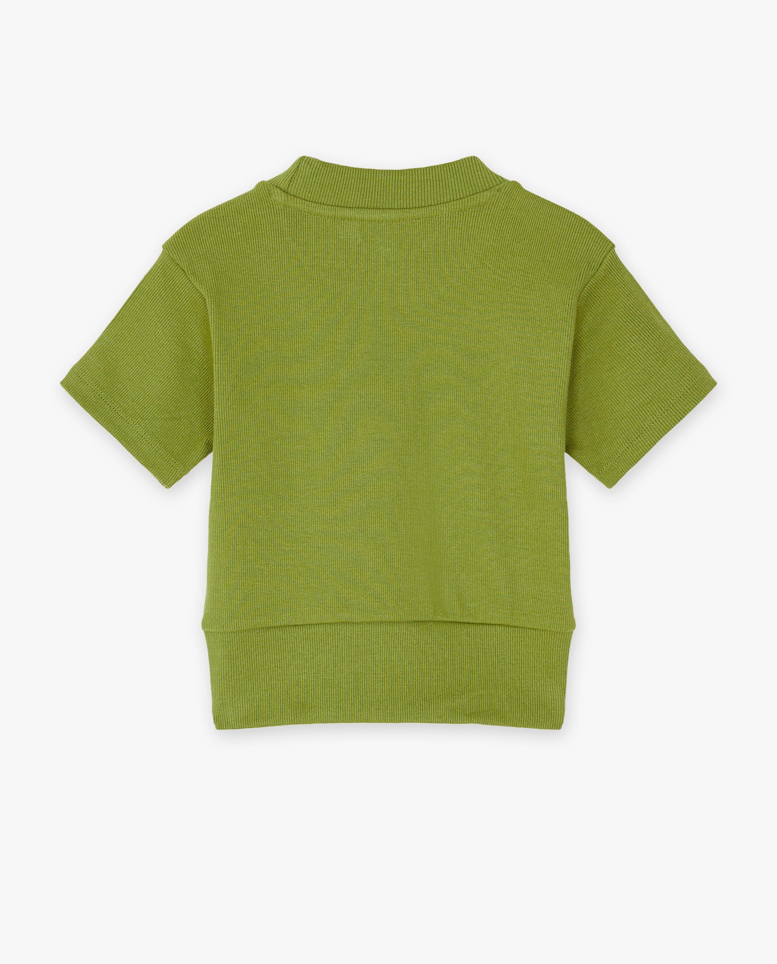 T-shirts - T-shirt met rib