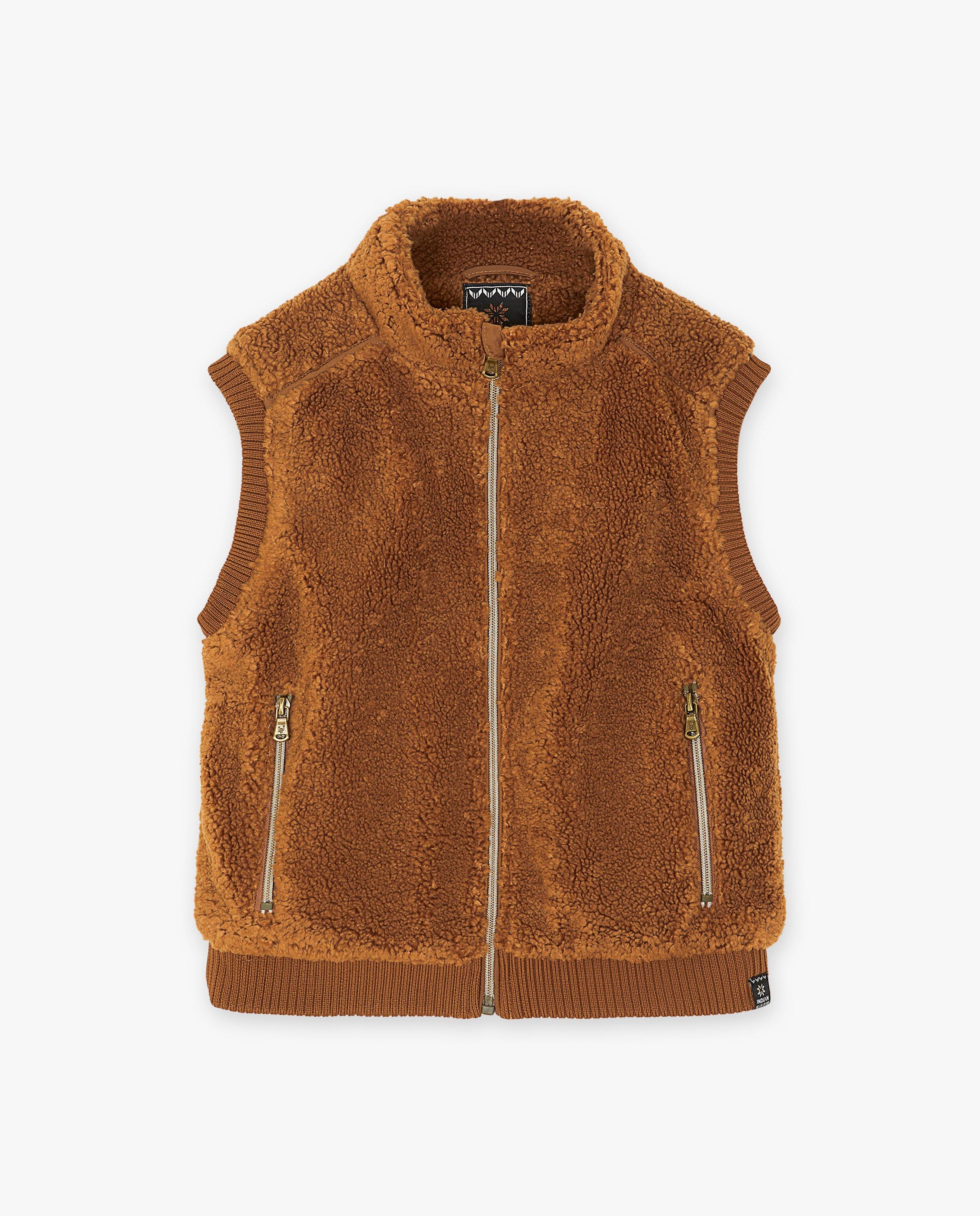 Bodywarmer met teddystof - null - Indian Blue Jeans