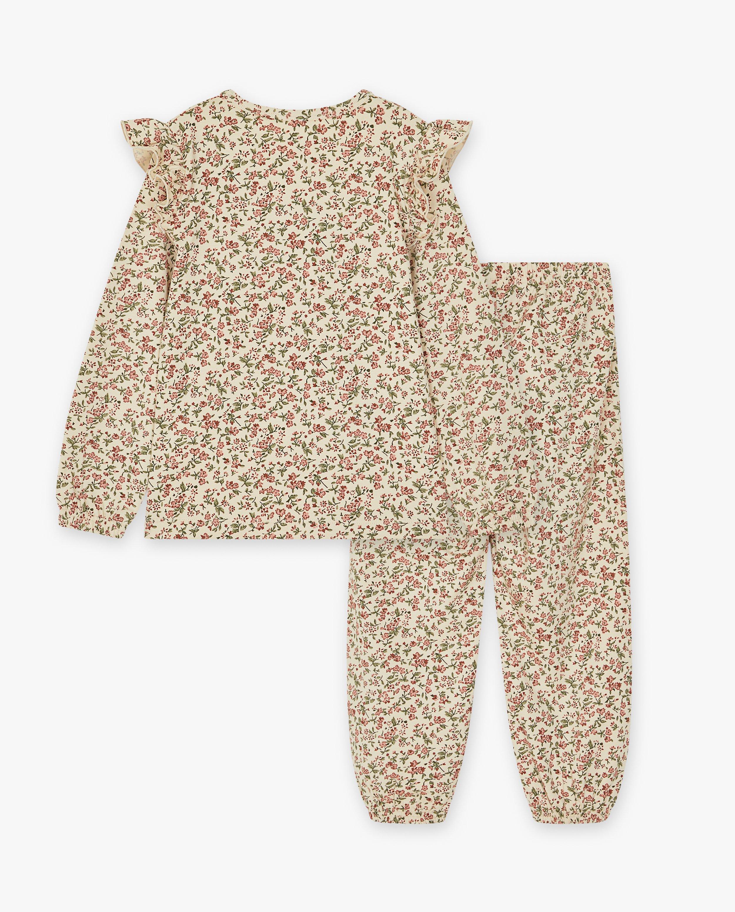 Nachtkleding - Pyjama met bloemenprint