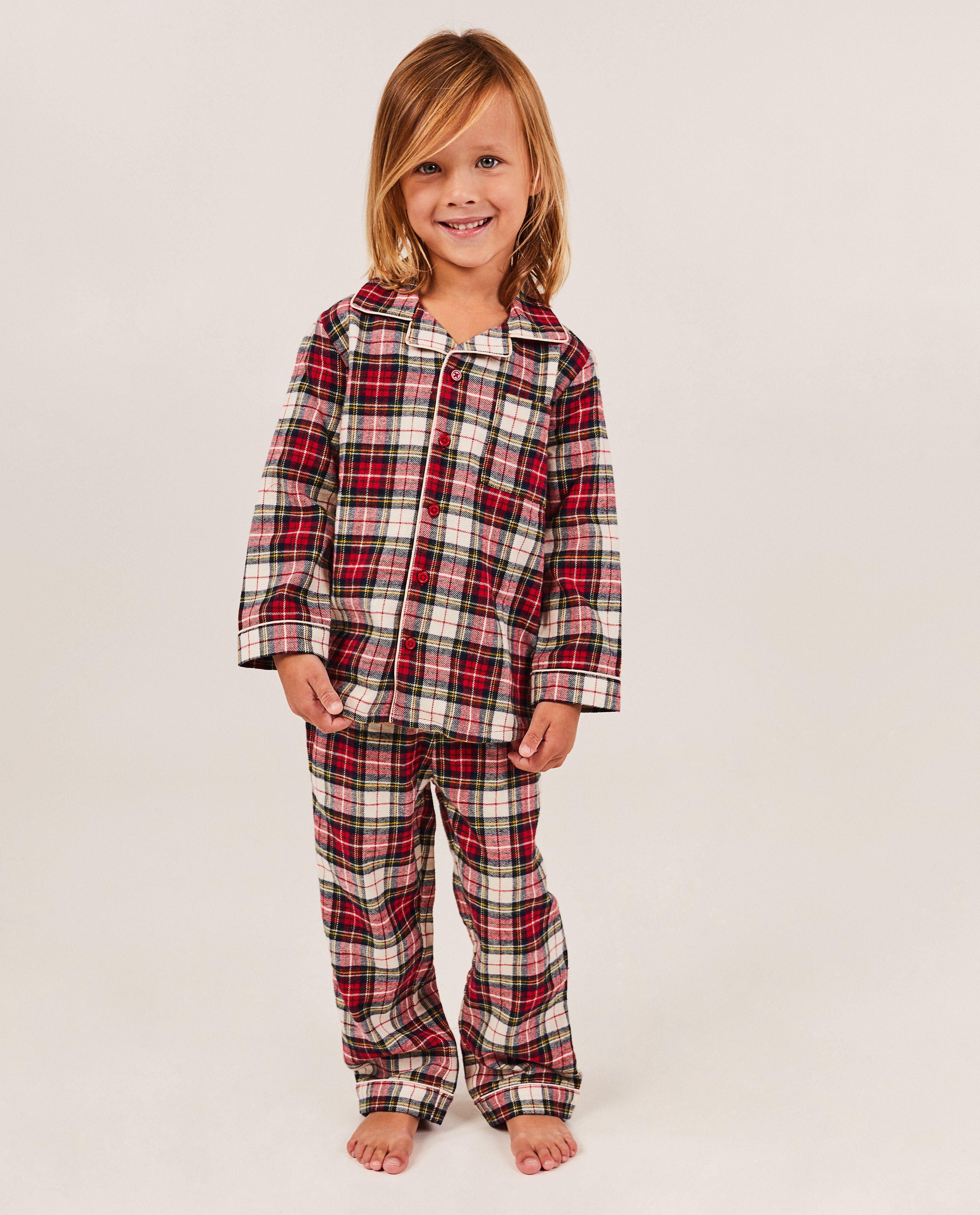 Flanellen pyjama met ruiten, 2-7 jaar - null - Familystories