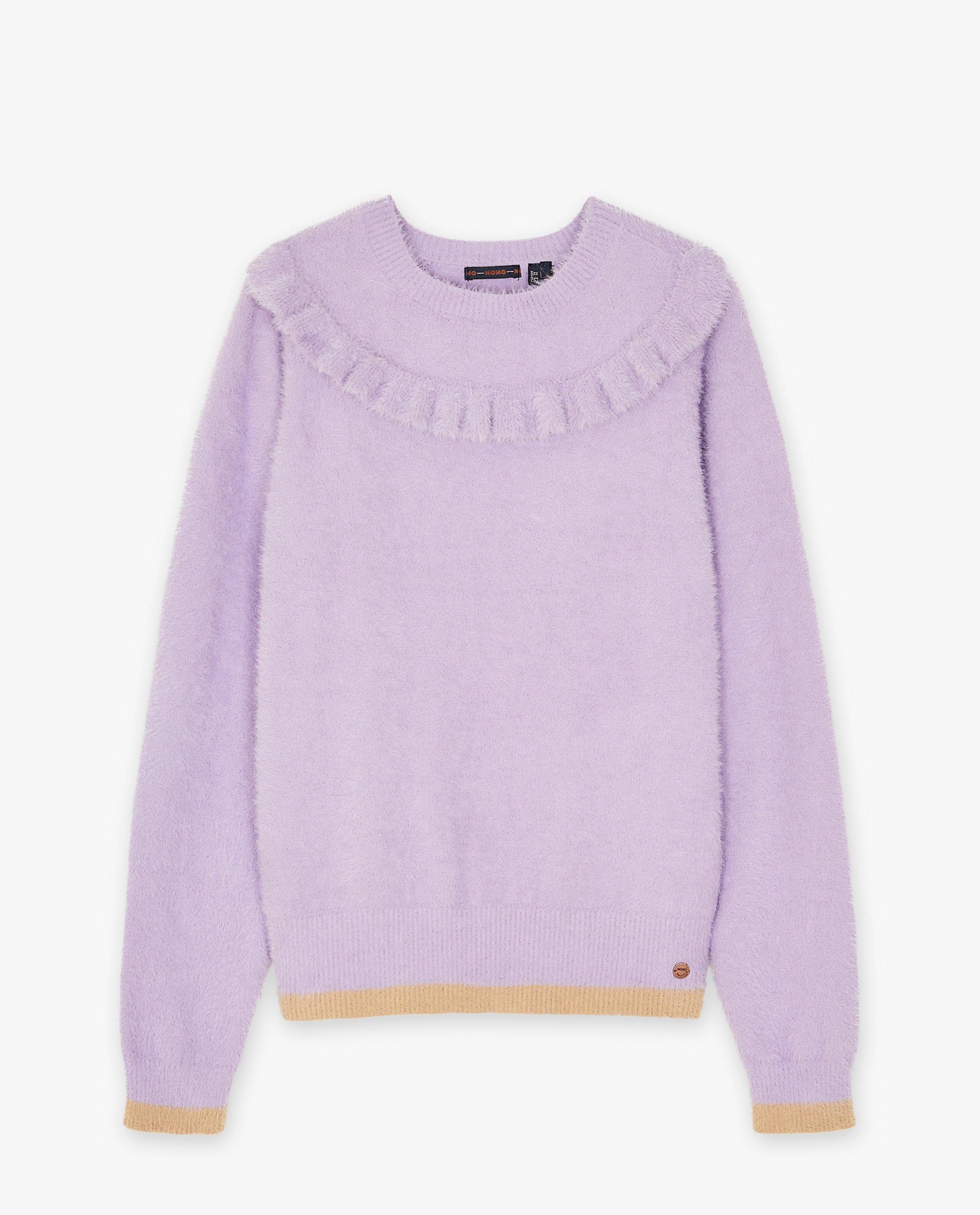 Paarse fuzzy trui - Product Detail - paars - afbeelding nummer 1