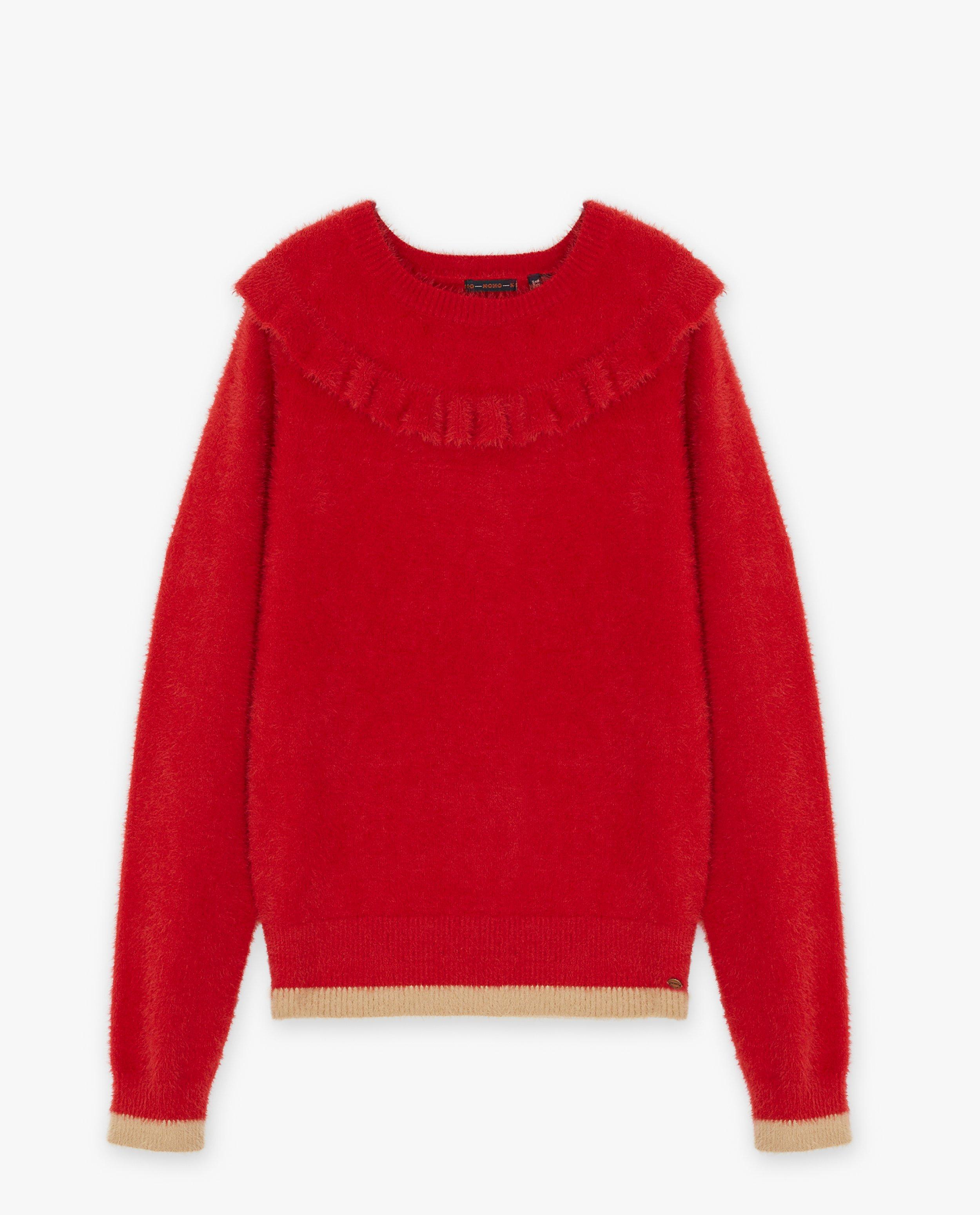 Pull rouge tout doux - null - nono