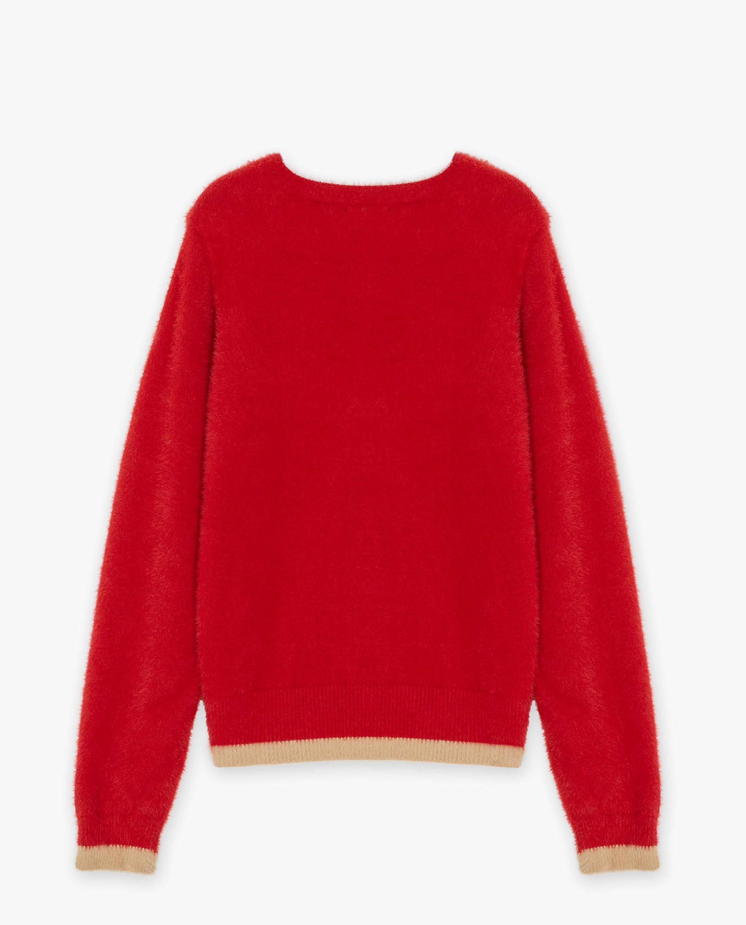 Pulls - Pull rouge tout doux