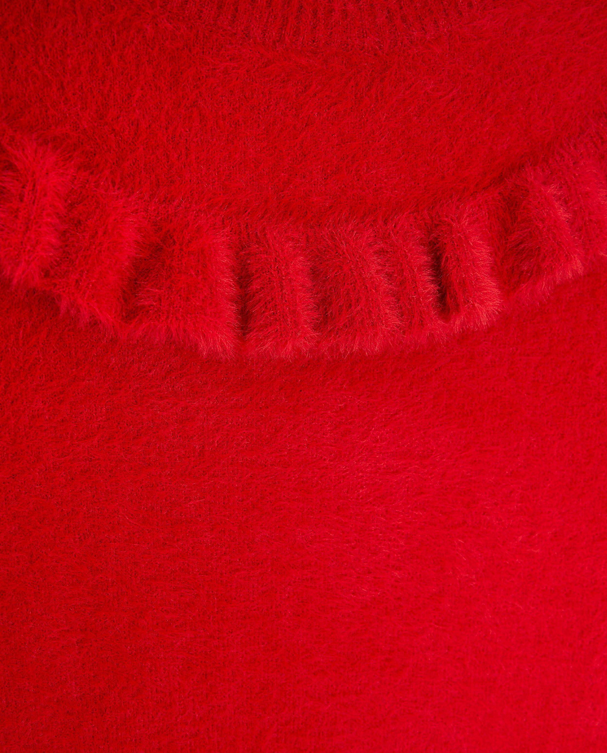 Truien - Rode fuzzy trui