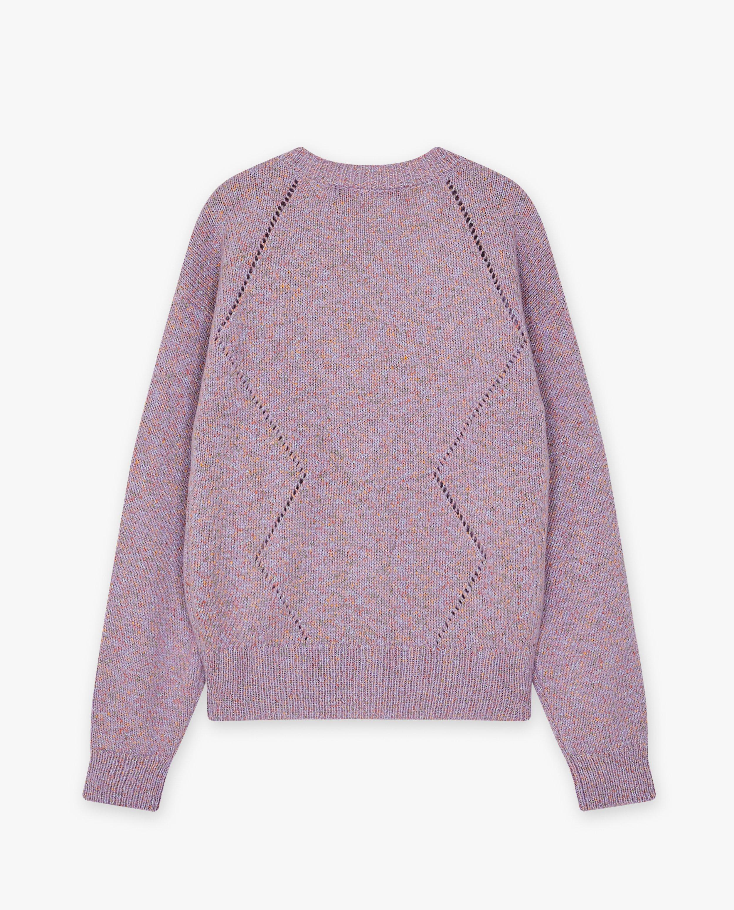 Cardigan - Groene cardigan met spikkels