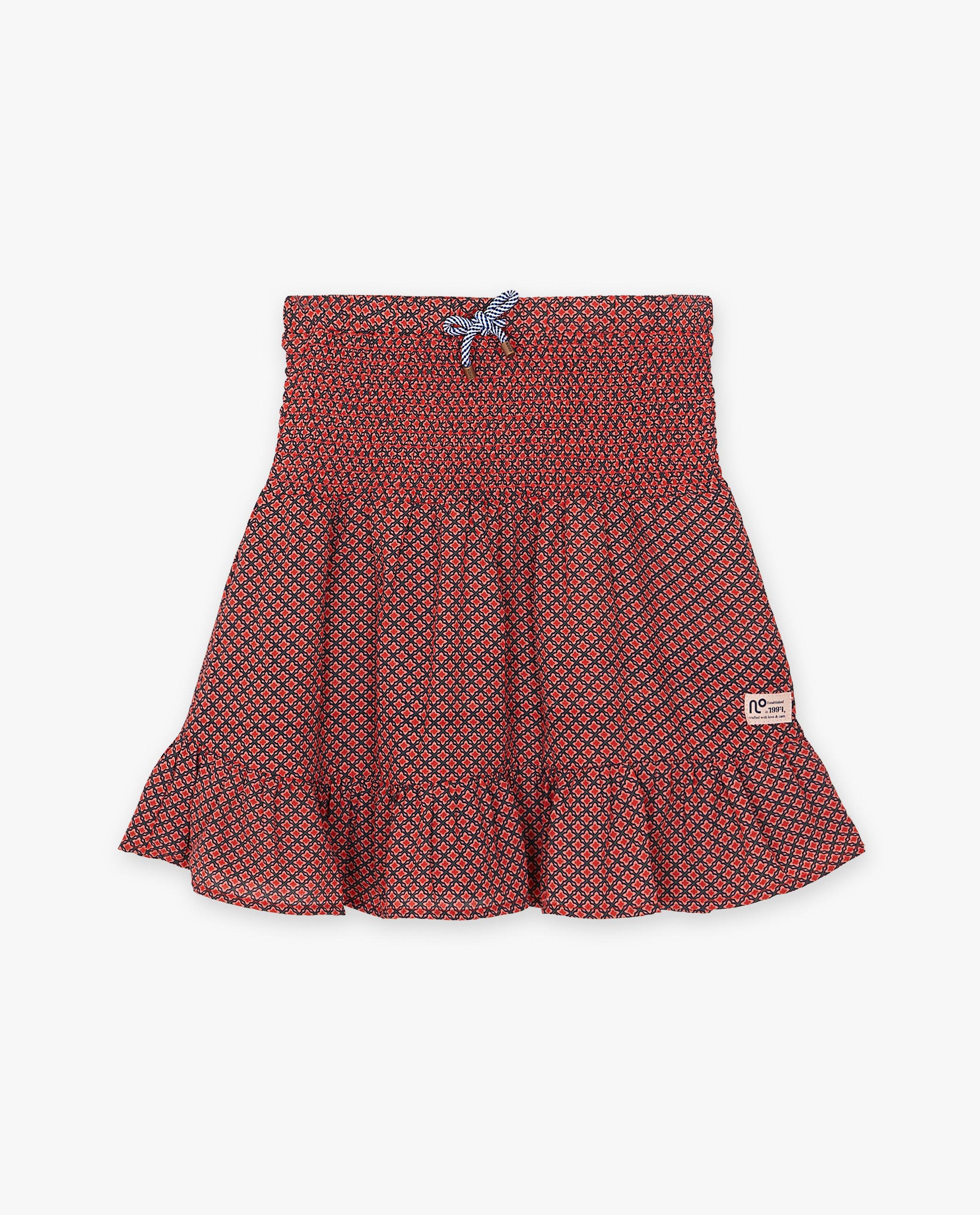 Rode rok met print - null - nono