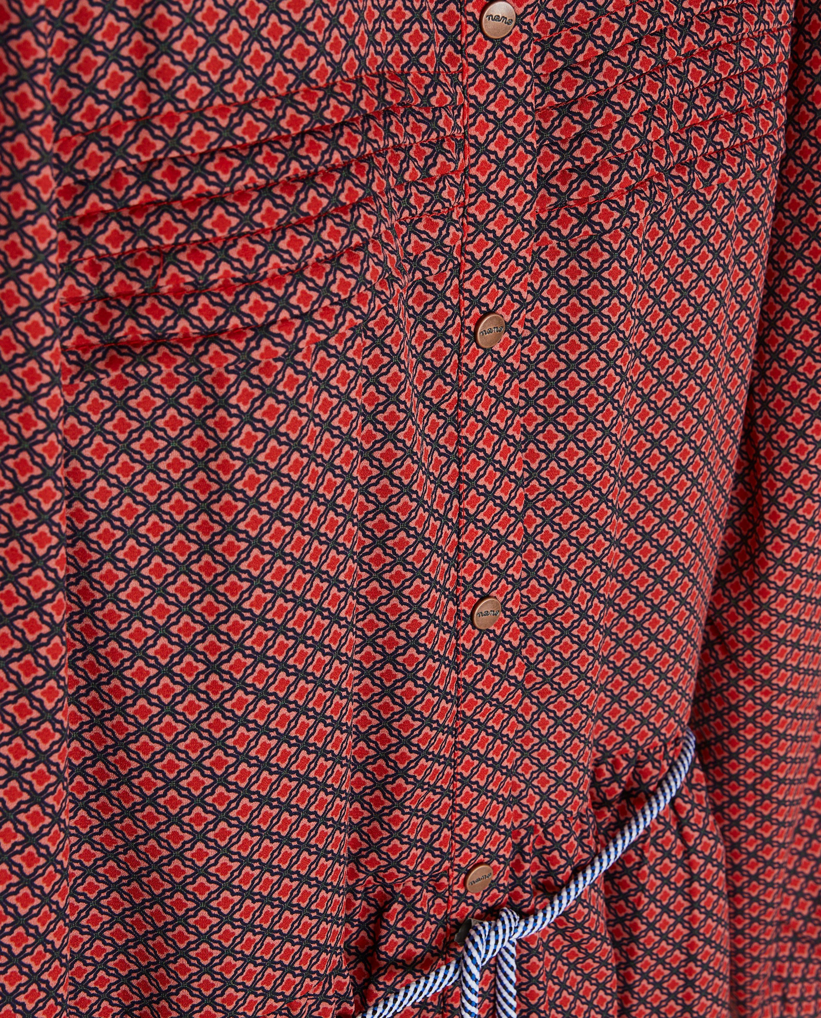 Kleedjes - Rode jurk met structuur