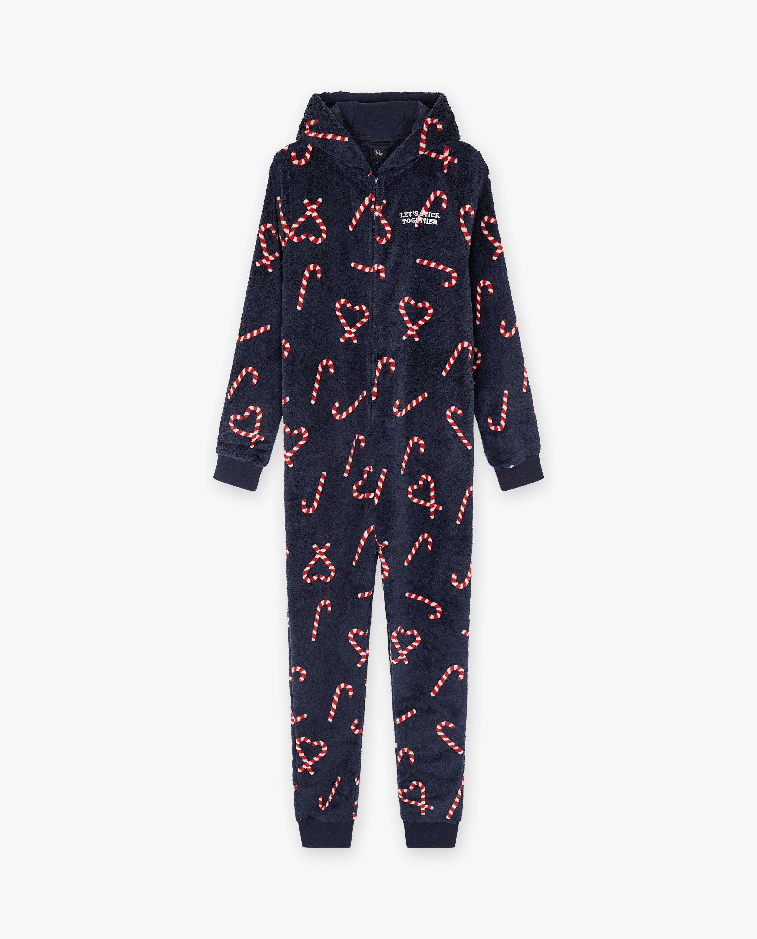 Nachtkleding - Onesie met snoepjesprint