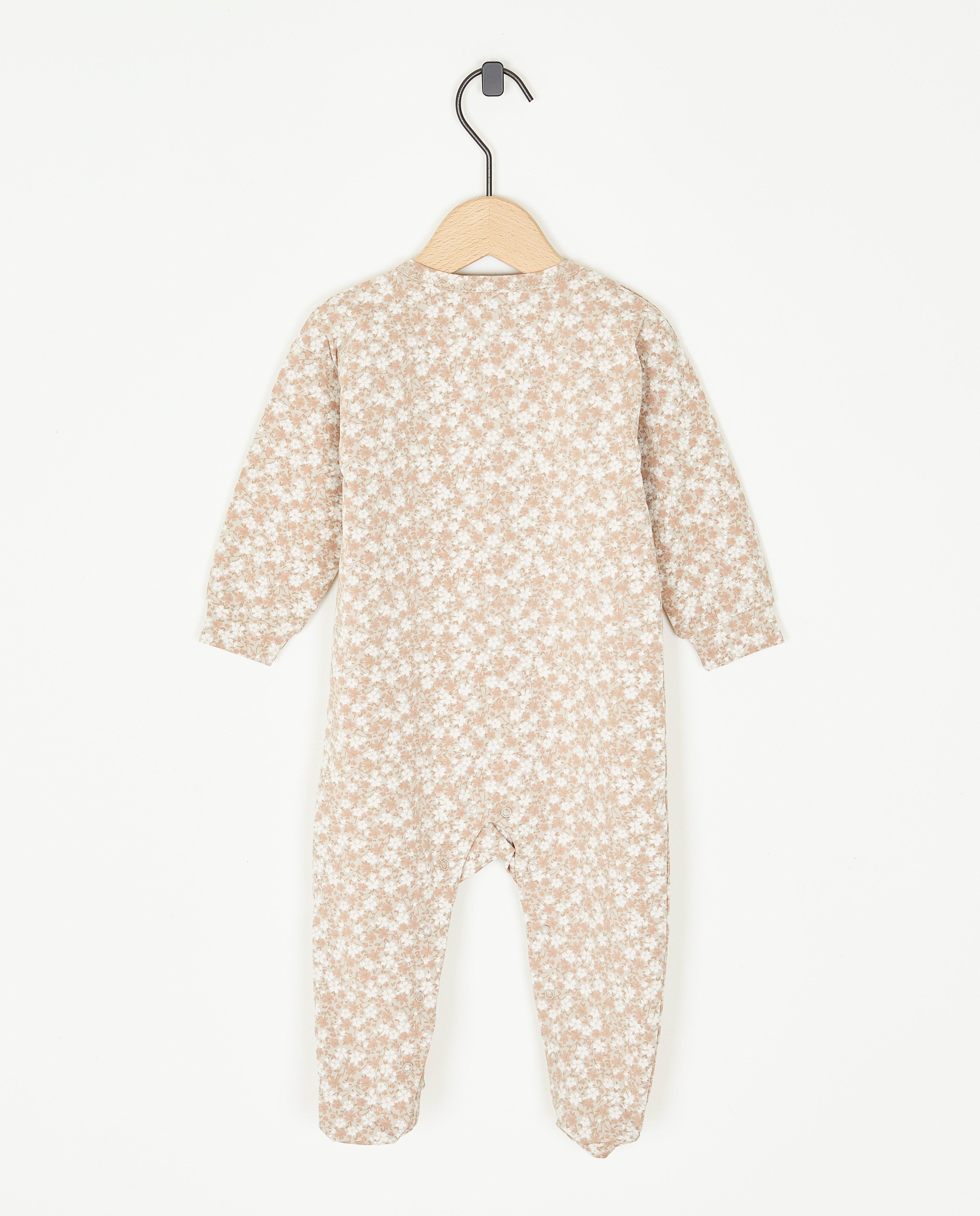 Nachtkleding - Pyjama met bloemenprint