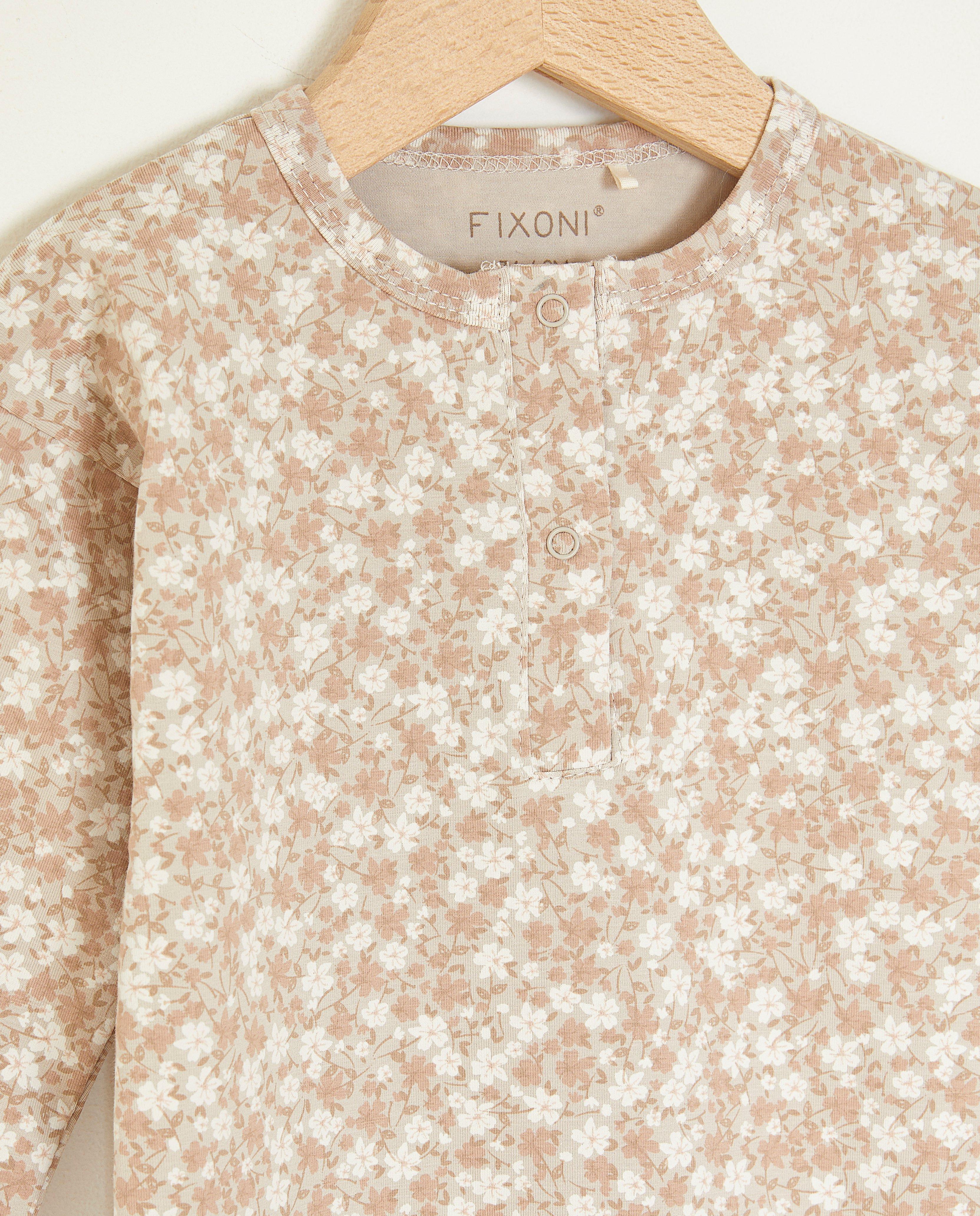 Nachtkleding - Pyjama met bloemenprint