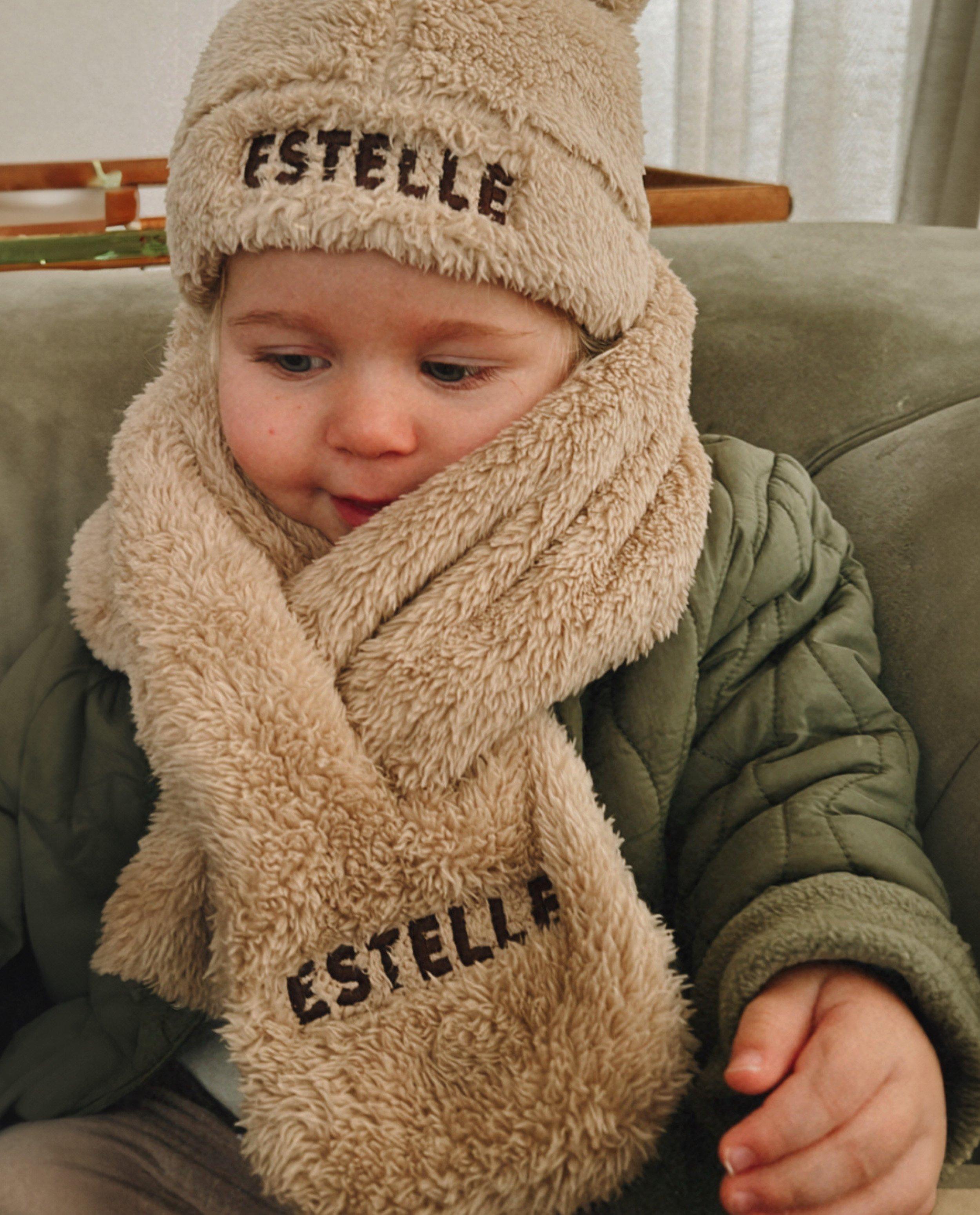 Personaliseerbare teddy sjaal, baby - null - Studio Unique