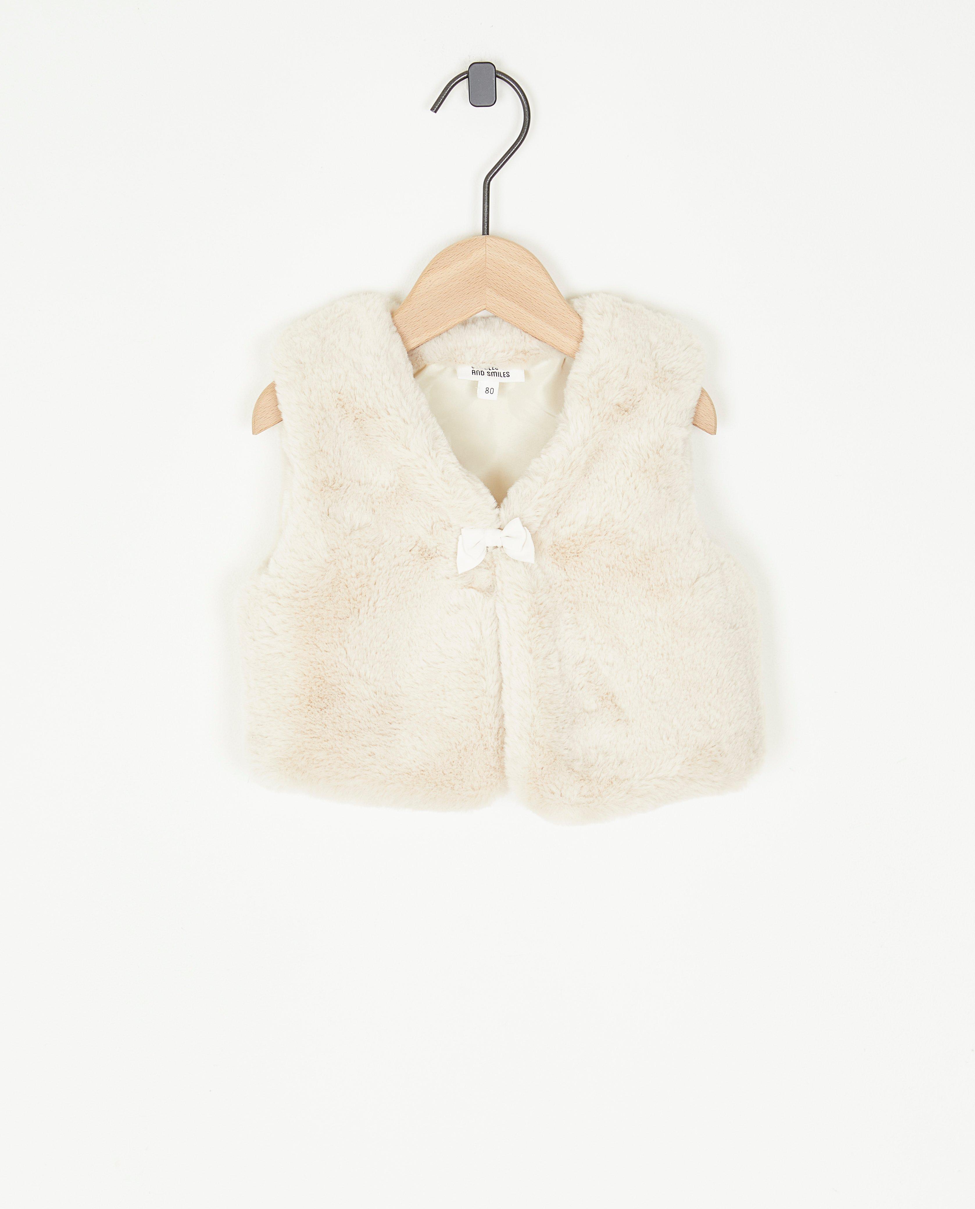 Blazers - Gilet en fausse fourrure avec une fermeture boutonnée