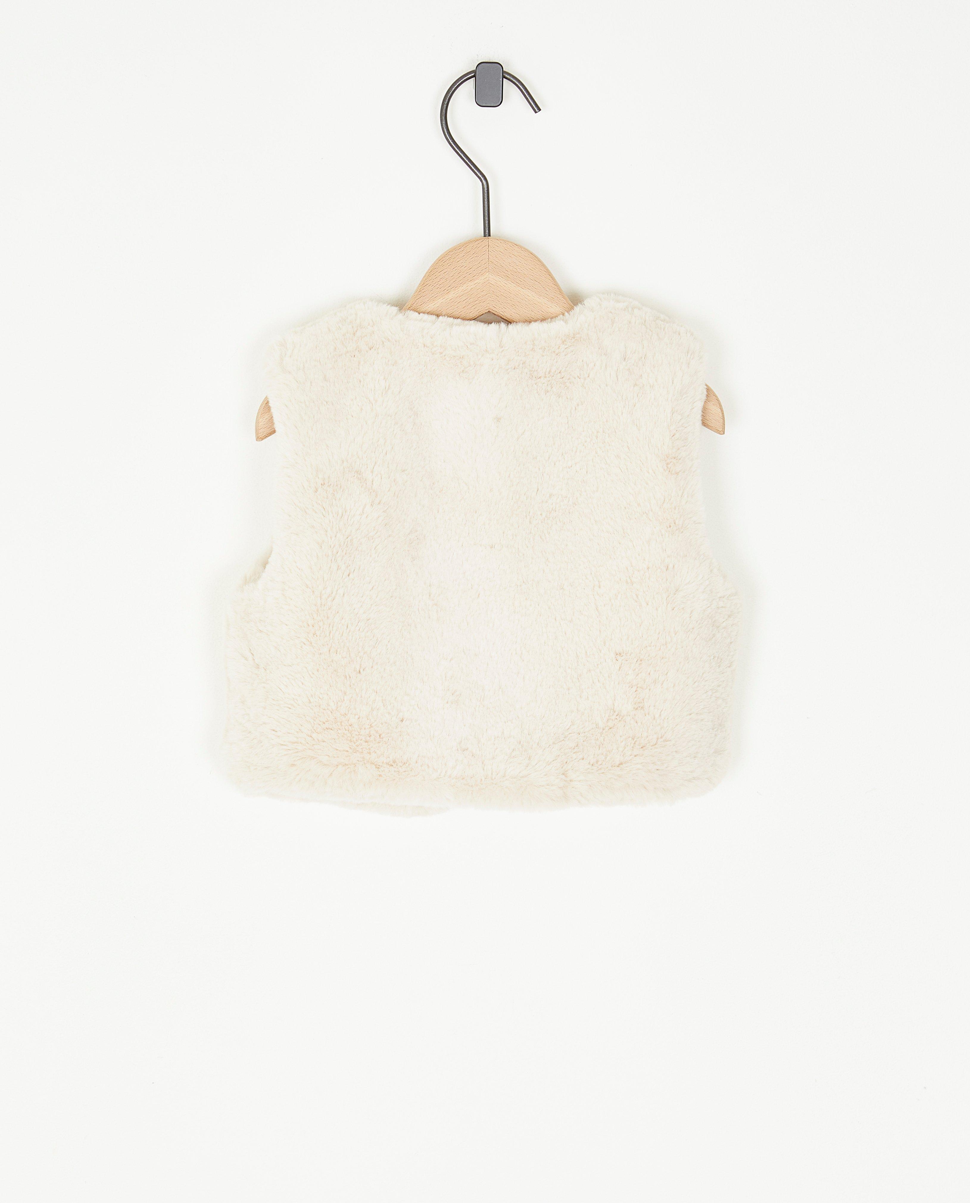 Blazers - Gilet en fausse fourrure avec une fermeture boutonnée