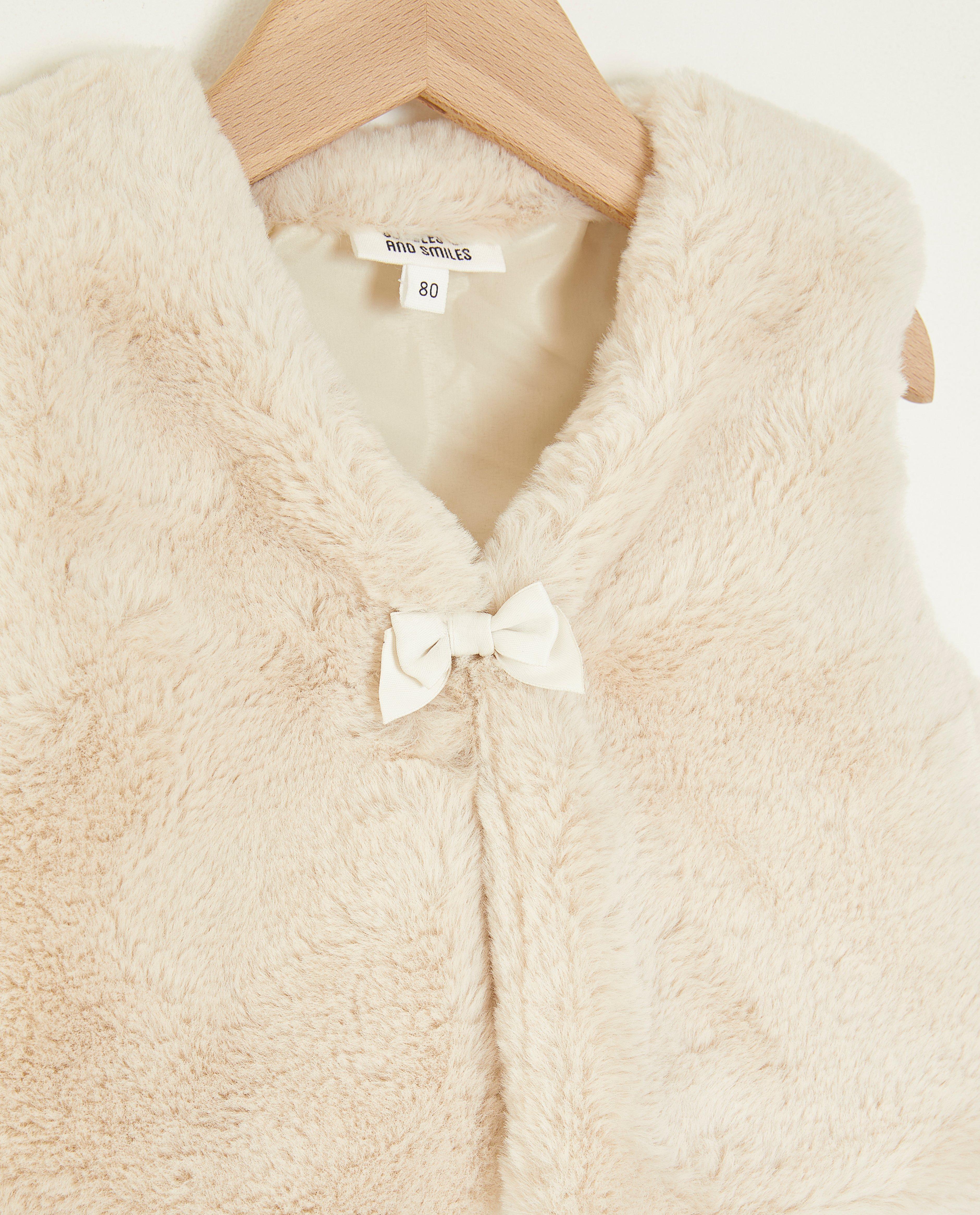 Blazers - Gilet en fausse fourrure avec une fermeture boutonnée