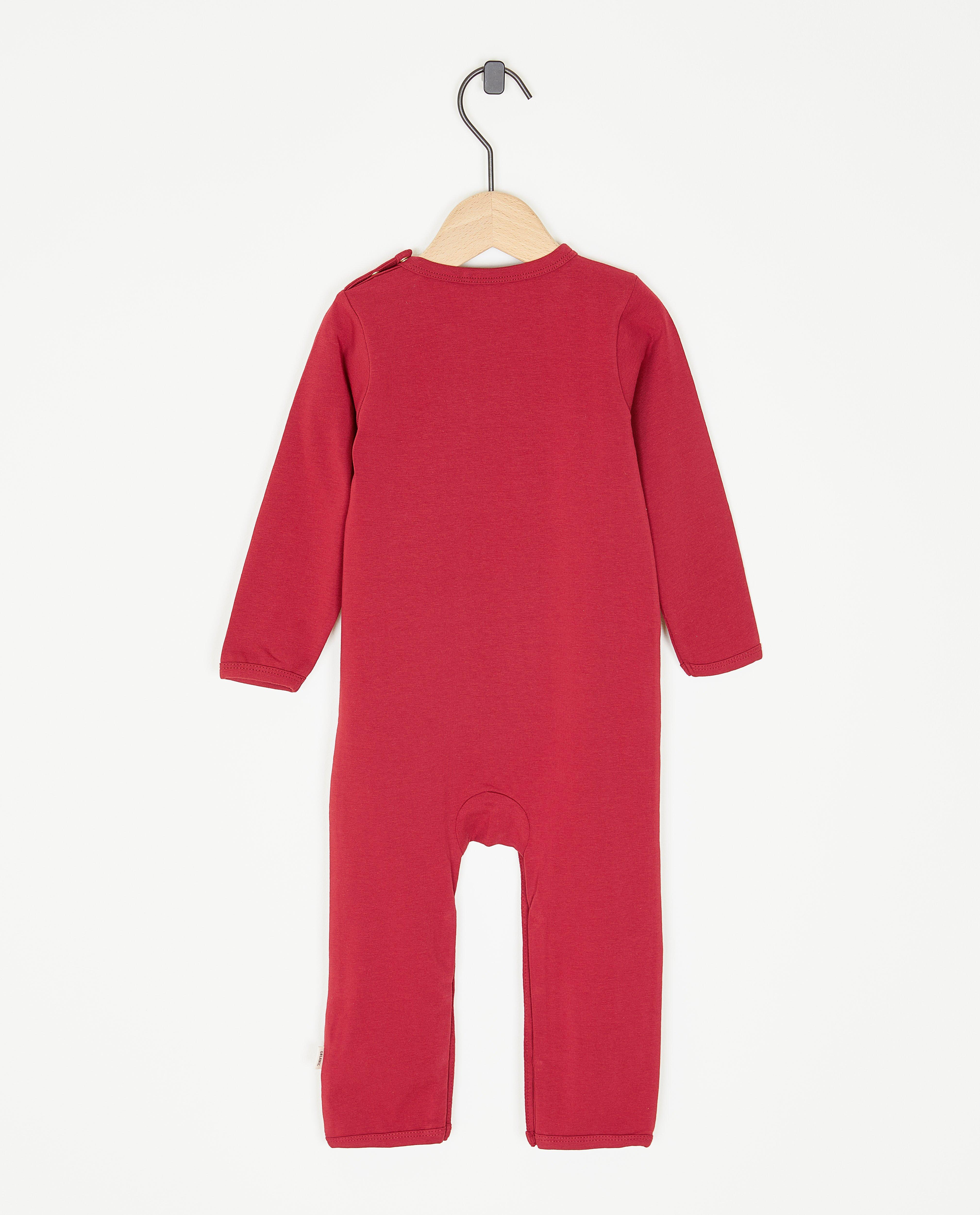 Rode pyjama met reliëfprint - Product Detail - rood - afbeelding nummer 2